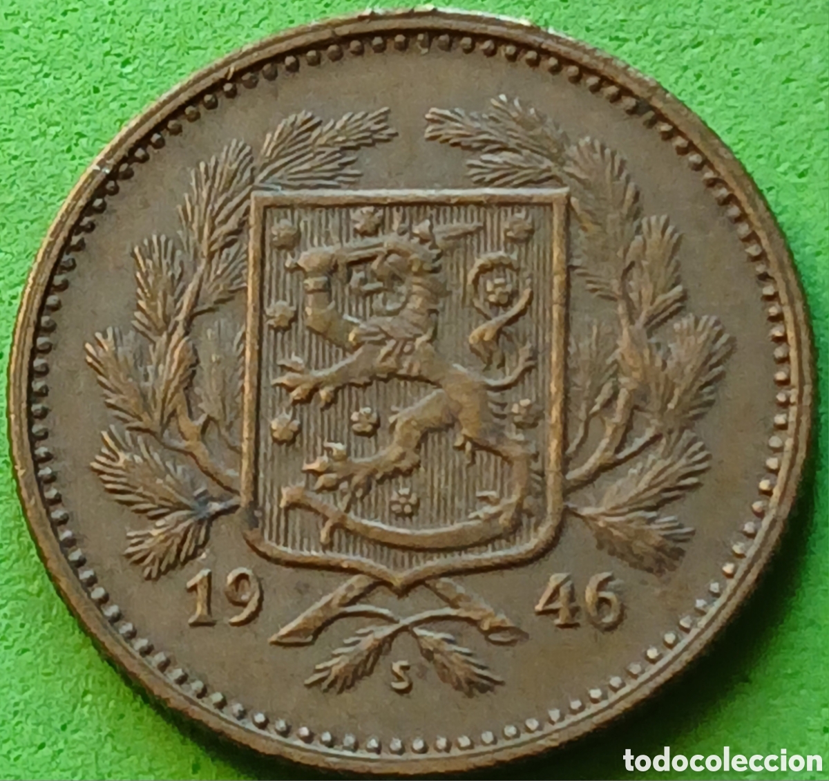 Monedas antiguas de Europa: Finlandia 5 marcos 1946 km#31a