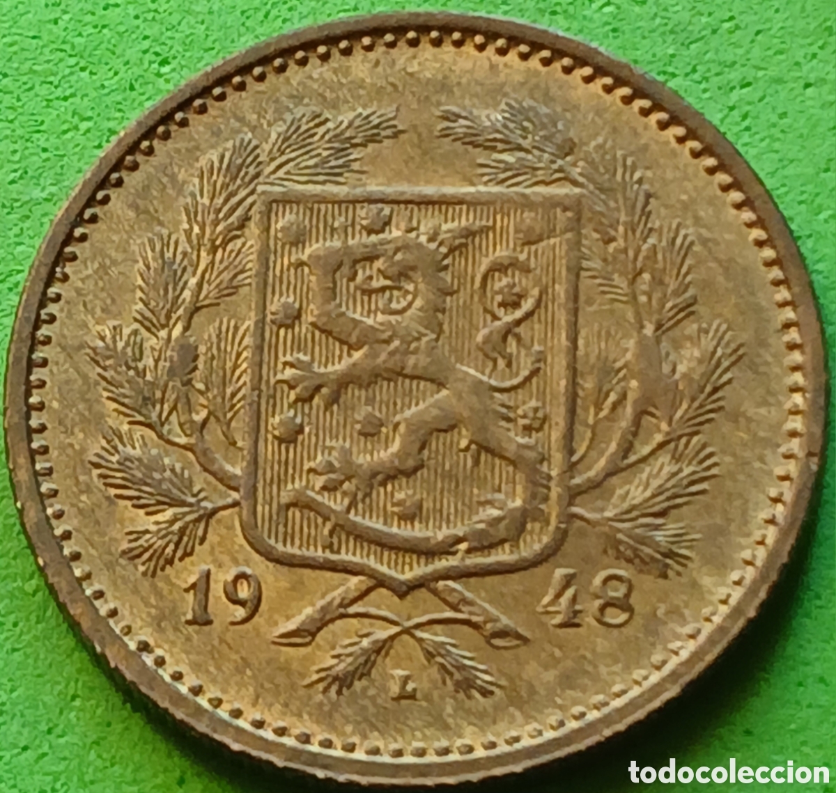 Monedas antiguas de Europa: Finlandia 5 marcos 1948 km#31a