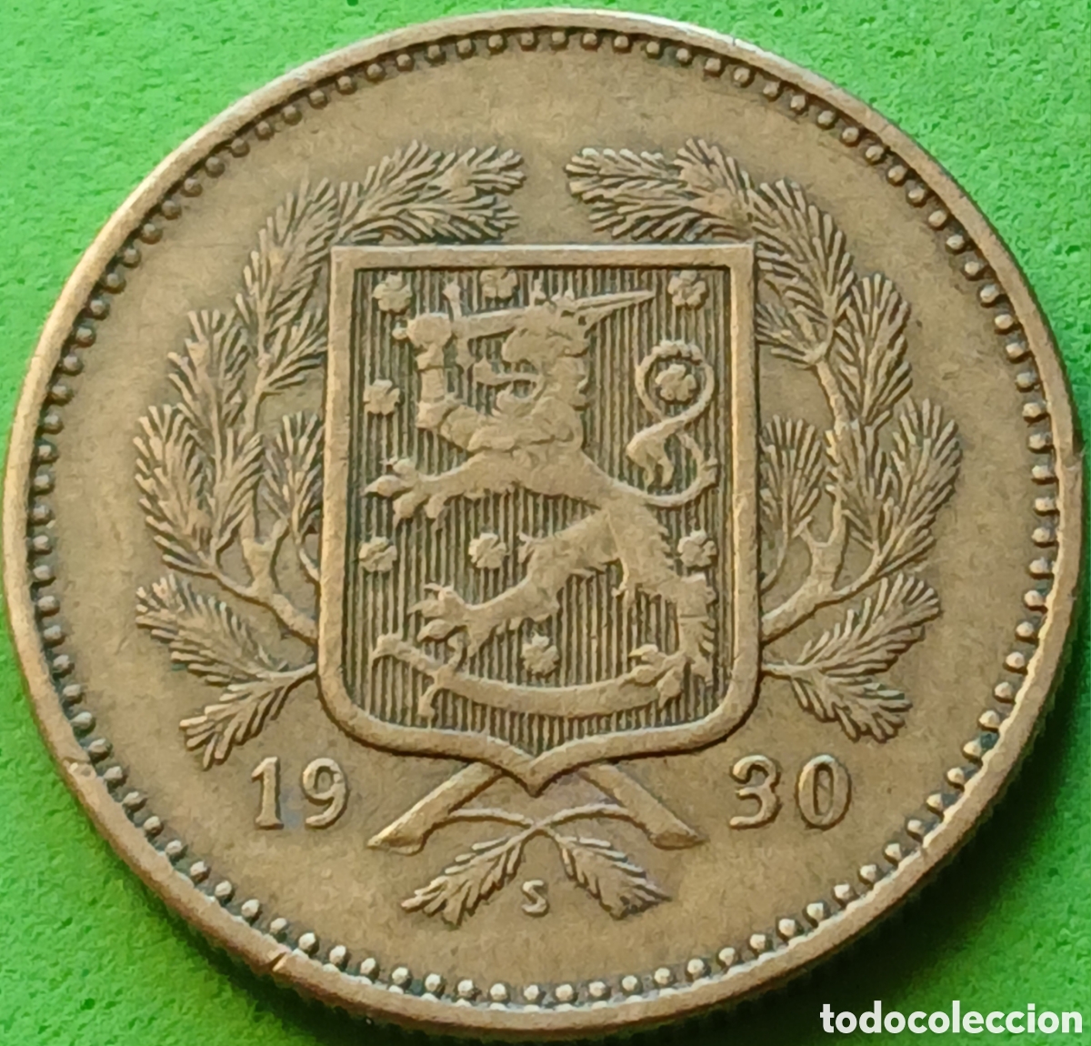 Monedas antiguas de Europa: Finlandia 10 marcos 1930 km#32A