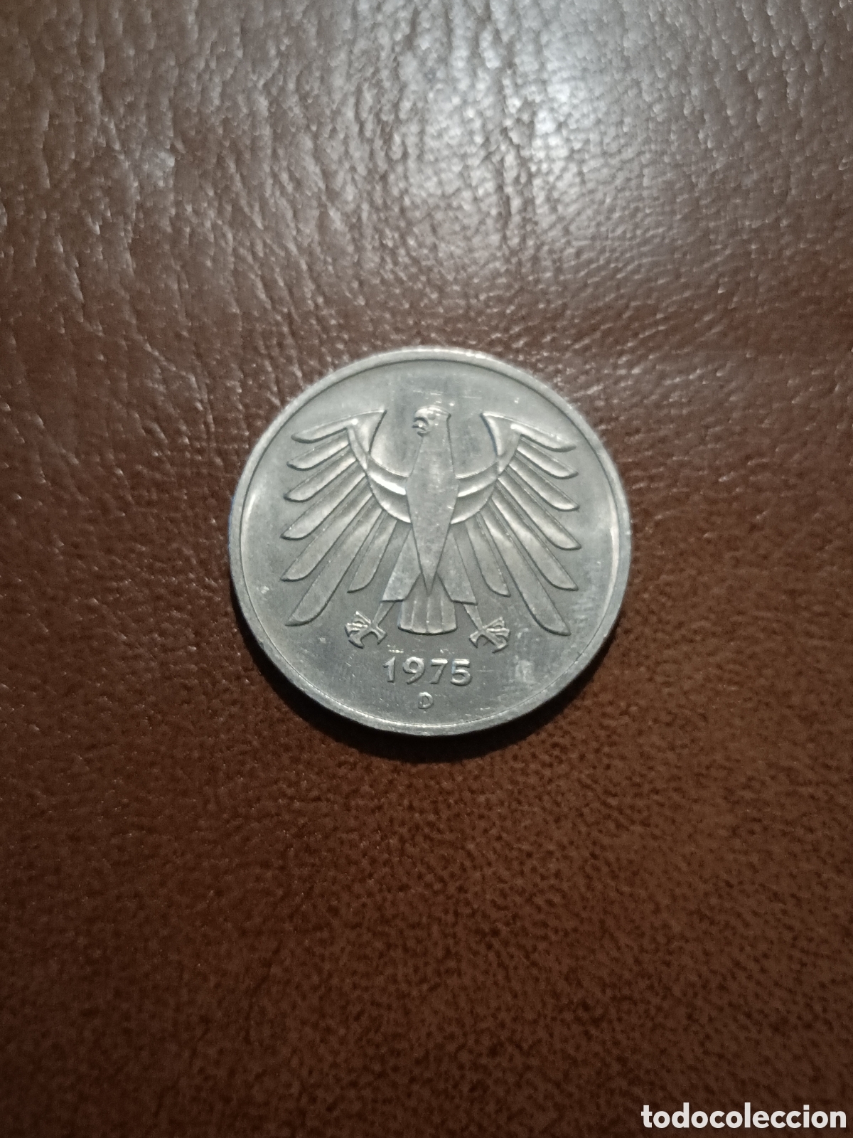 Monedas antiguas de Europa: 5 MARCOS D 1975 - ALEMANIA