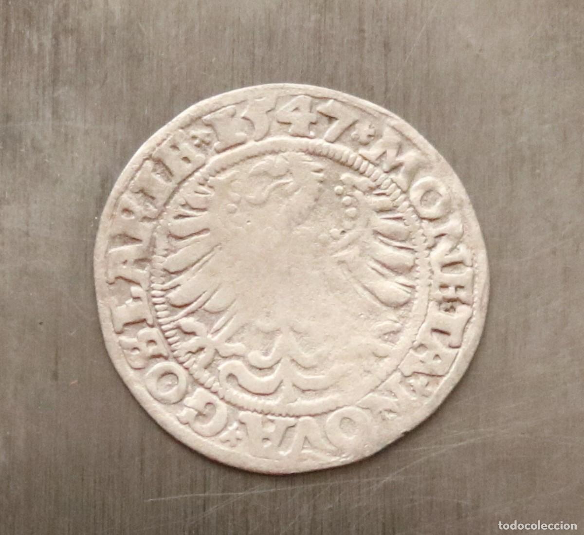 Monedas antiguas de Europa: MARIENGROSCHEN 1547 GOSLAR