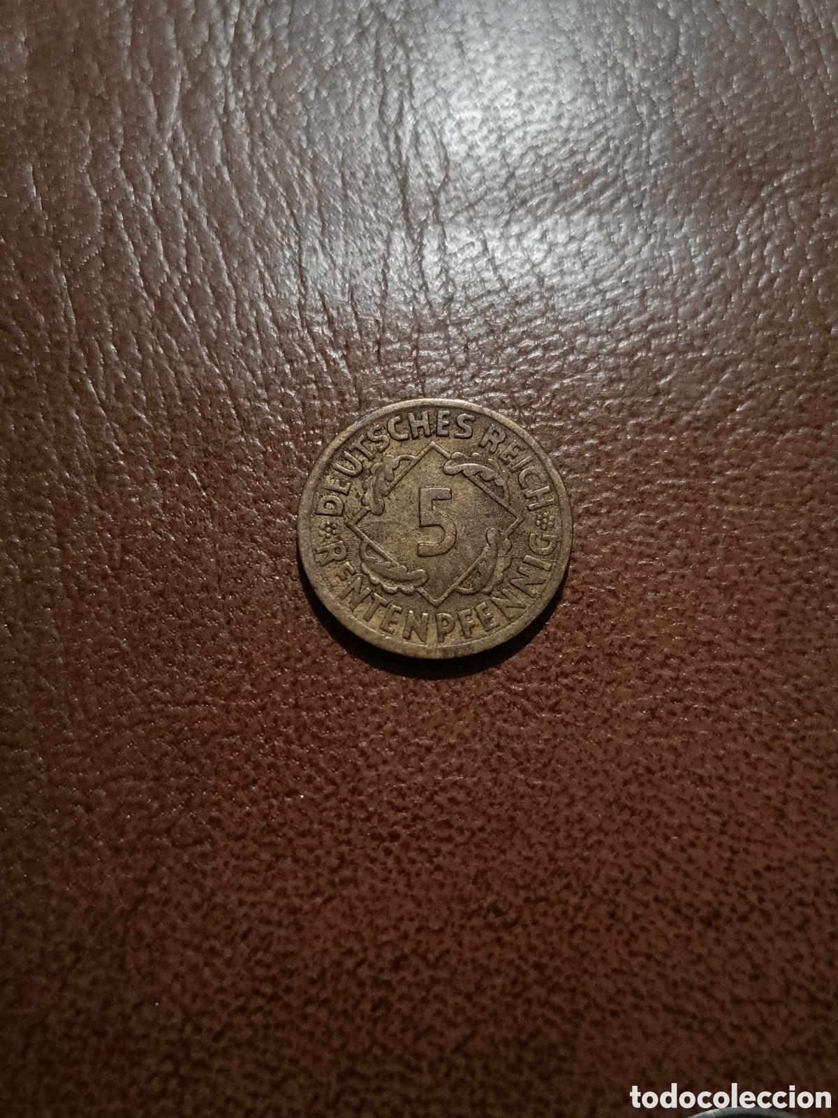 Monedas antiguas de Europa: 5 RENTENPFENNIG 1924 F - ALEMANIA