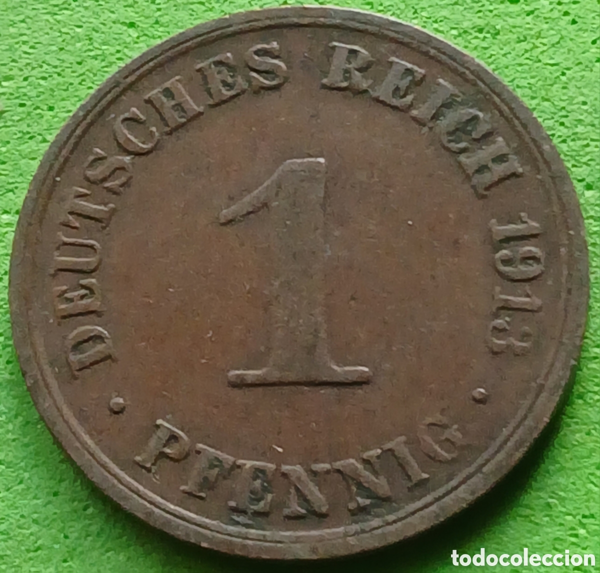 Monedas antiguas de Europa: Alemania Imperio 1 pfennig 1913 A km#10