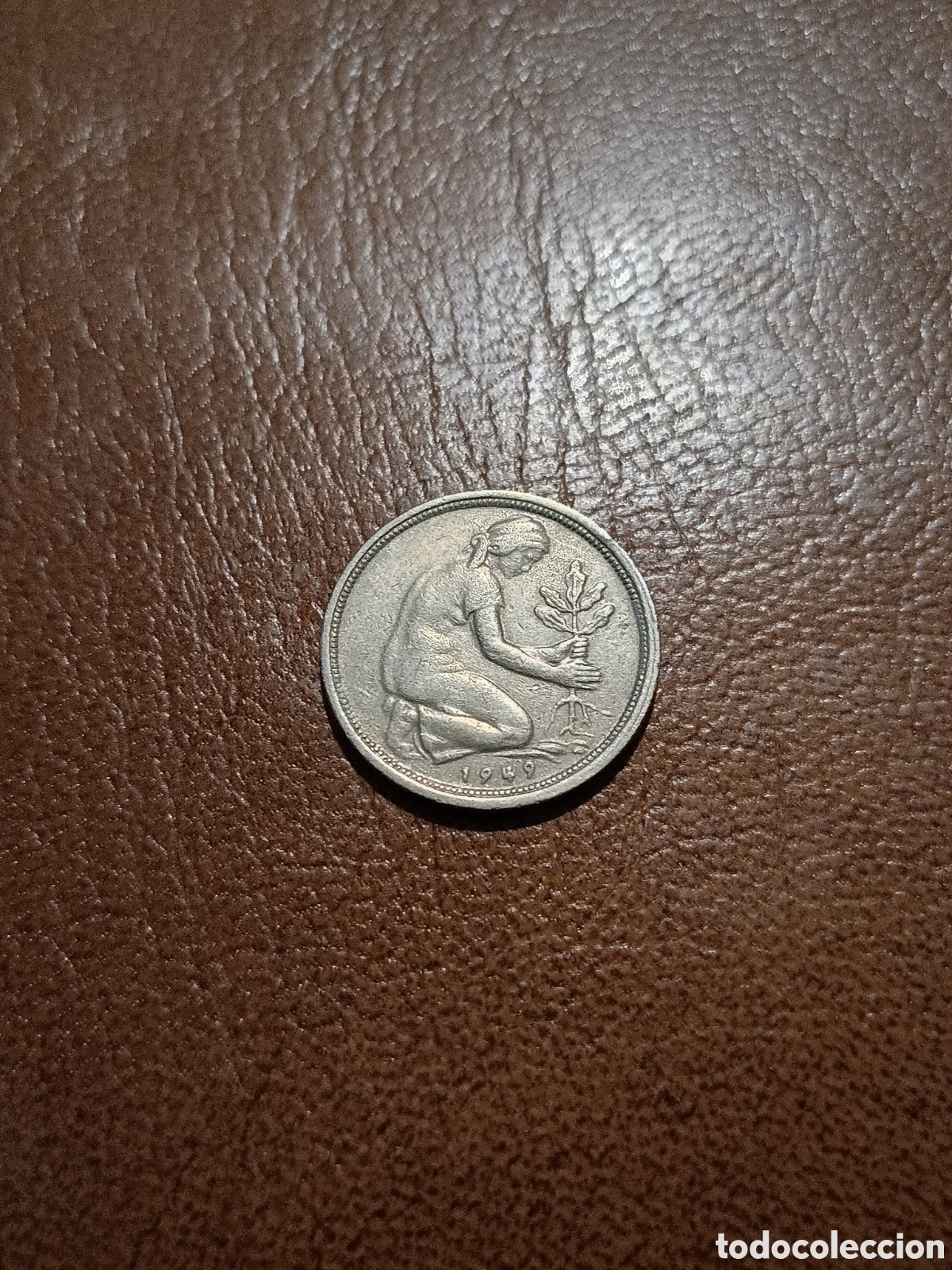 Monedas antiguas de Europa: 50 PFENNIG 1949 J - ALEMANIA