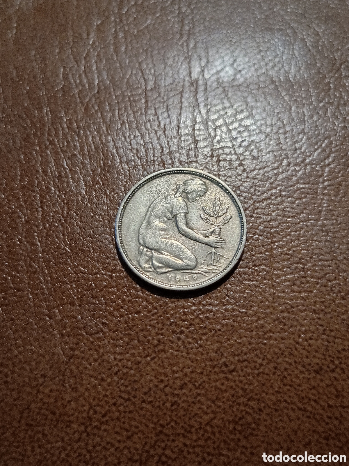 Monedas antiguas de Europa: 50 PFENNIG 1949 F - ALEMANIA