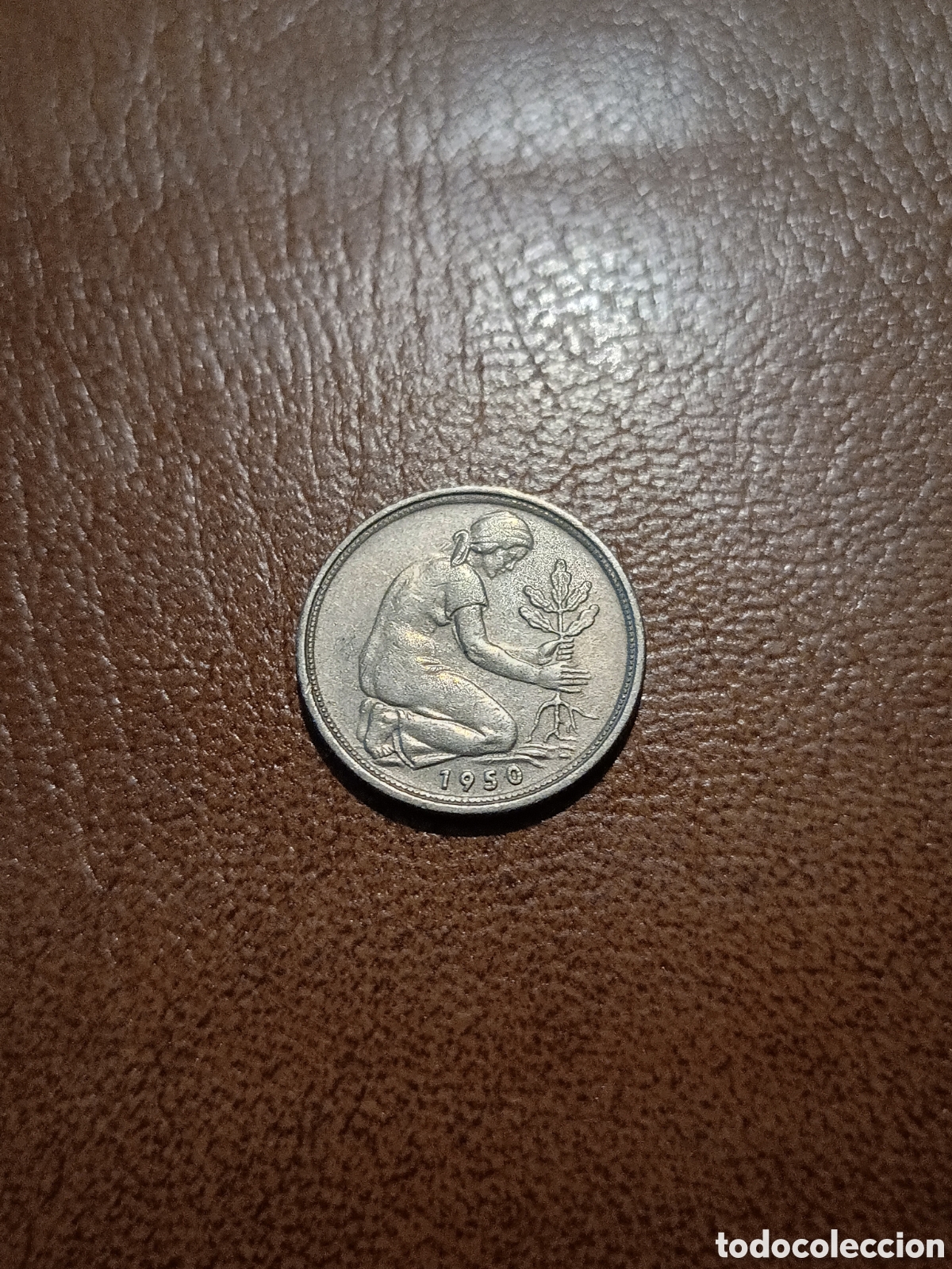 Monedas antiguas de Europa: 50 PFENNIG 1950 F - ALEMANIA