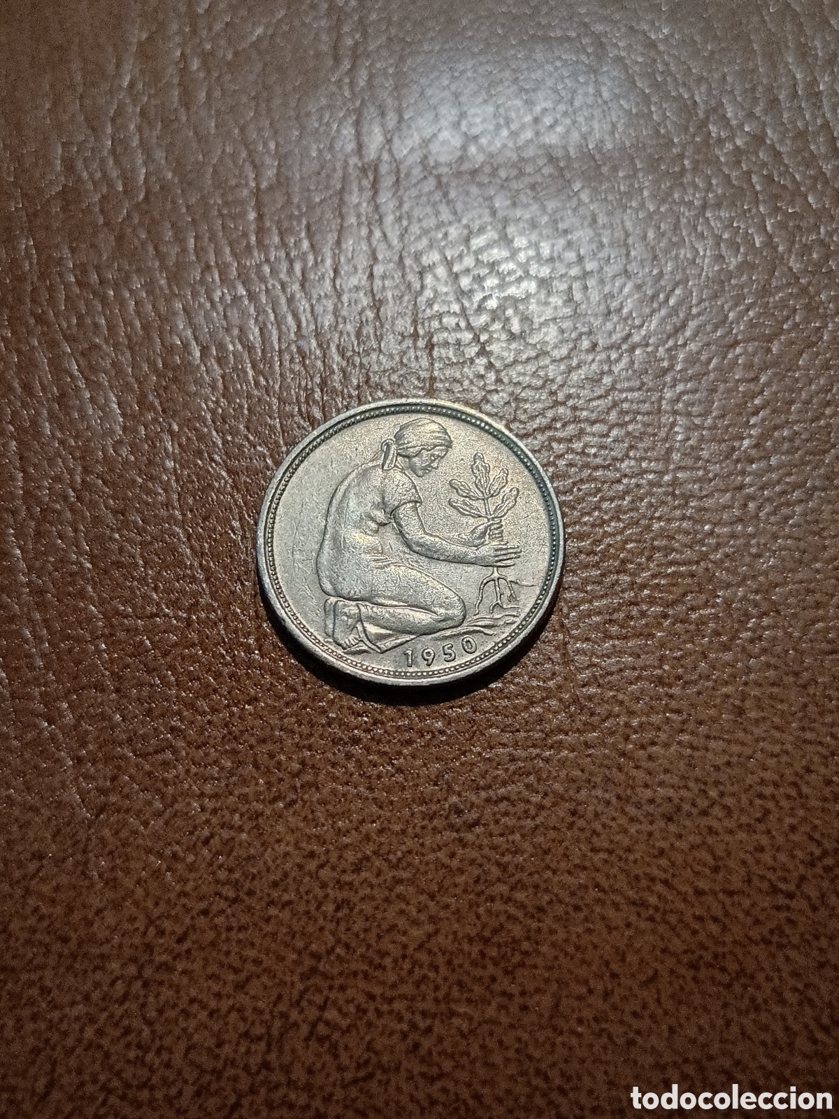 Monedas antiguas de Europa: 50 PFENNIG 1950 D - ALEMANIA
