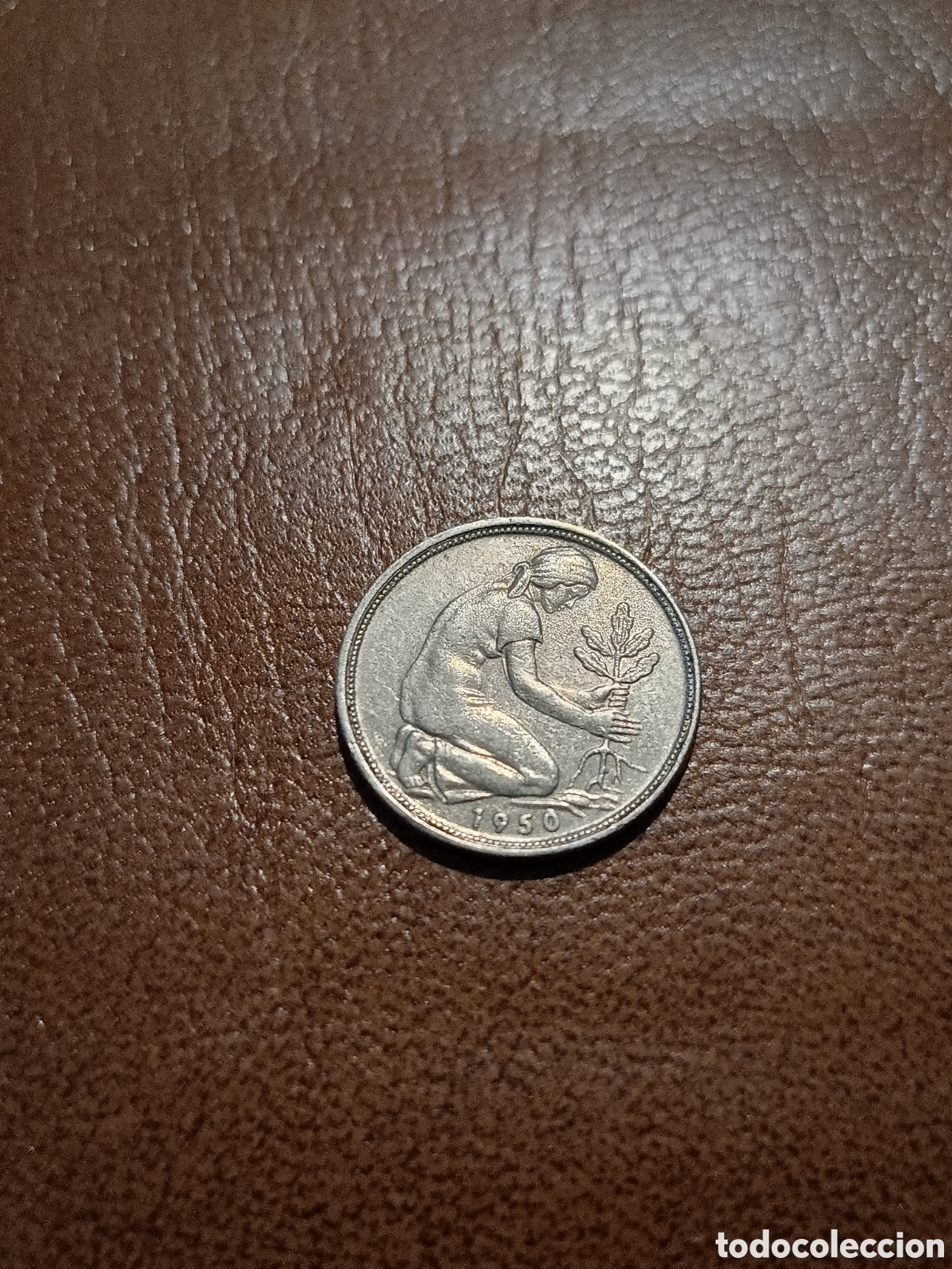 Monedas antiguas de Europa: 50 PFENNIG 1950 J - ALEMANIA