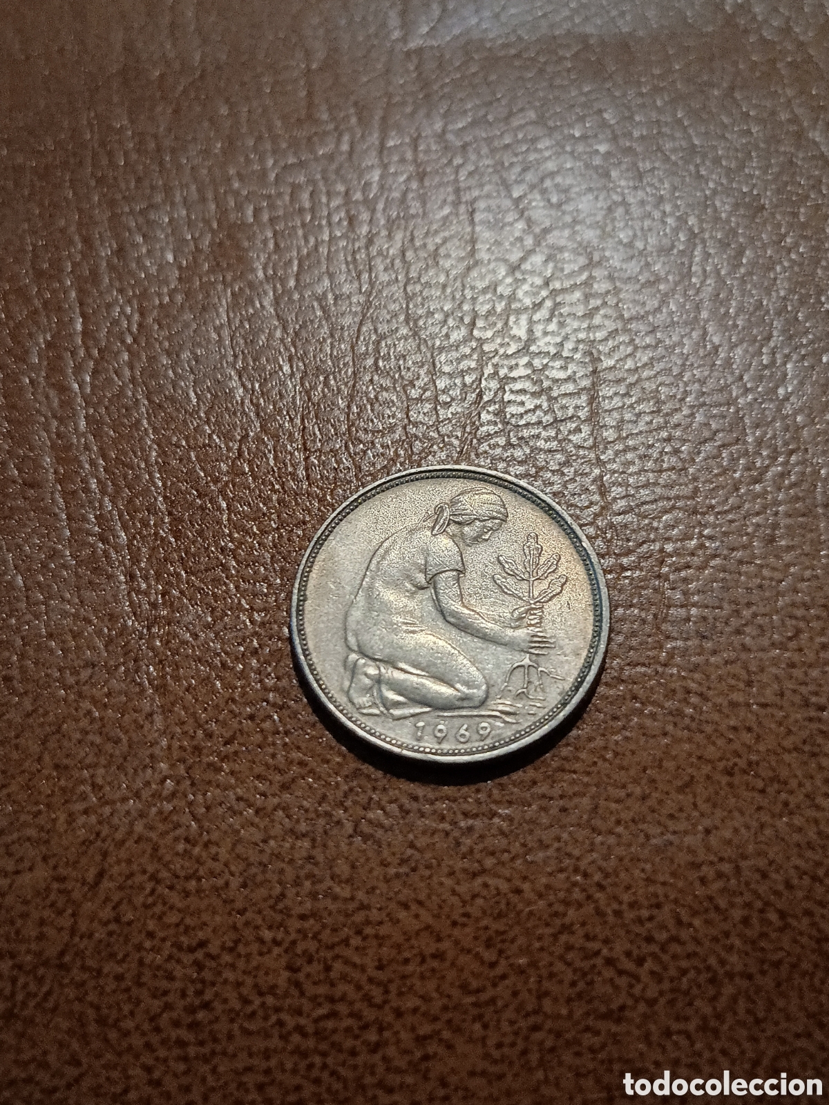 Monedas antiguas de Europa: 50 PFENNIG 1969 F - ALEMANIA