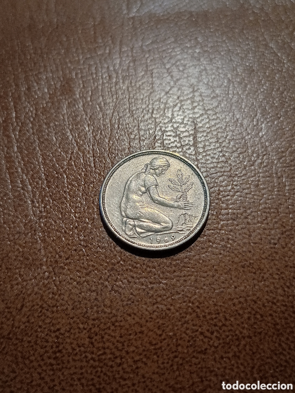 Monedas antiguas de Europa: 50 PFENNIG 1969 D - ALEMANIA
