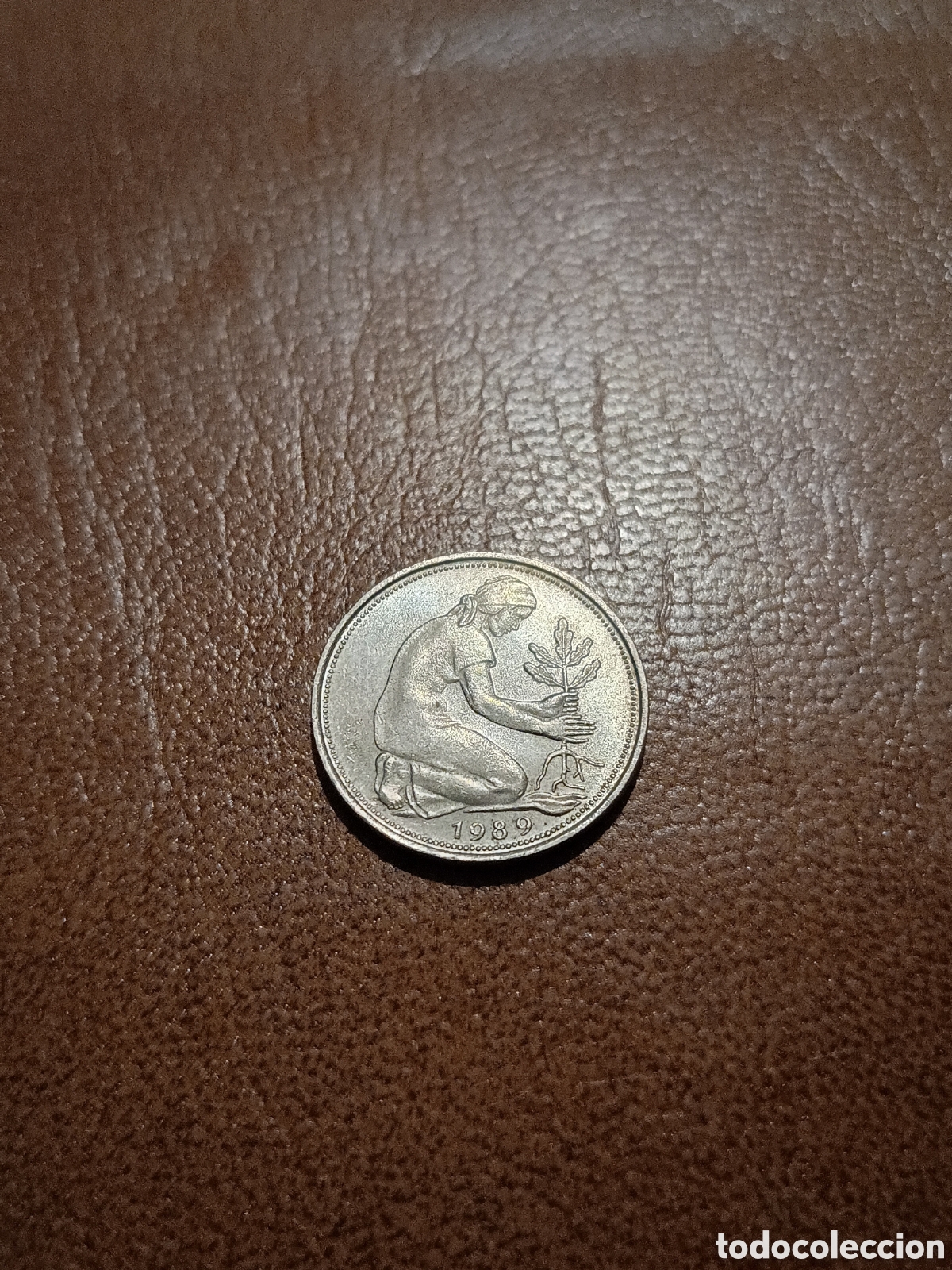 Monedas antiguas de Europa: 50 PFENNIG 1989 F - ALEMANIA