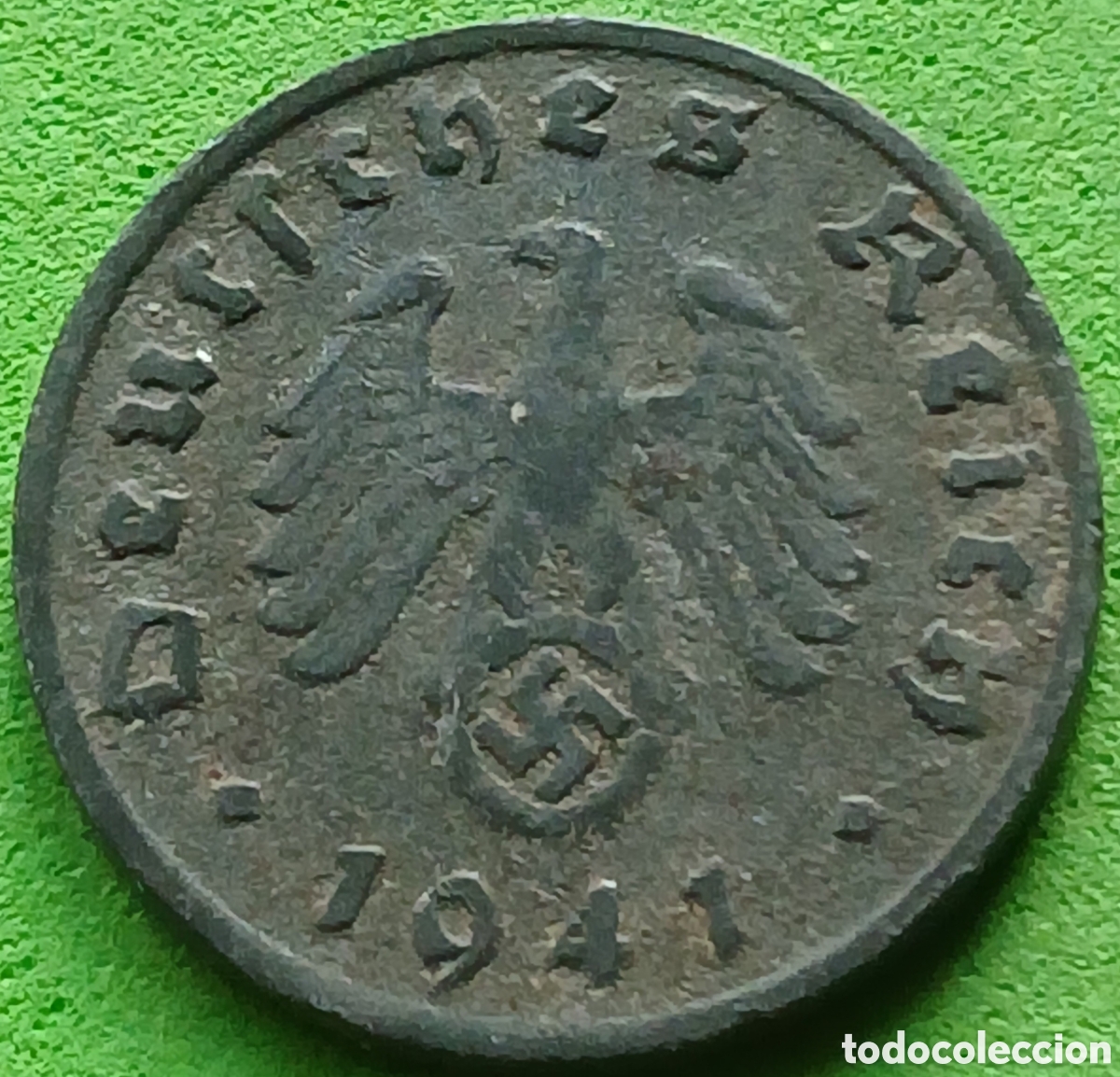 Monedas antiguas de Europa: Alemania Tercer Reich 1 reichspfennig 1941 D km#97