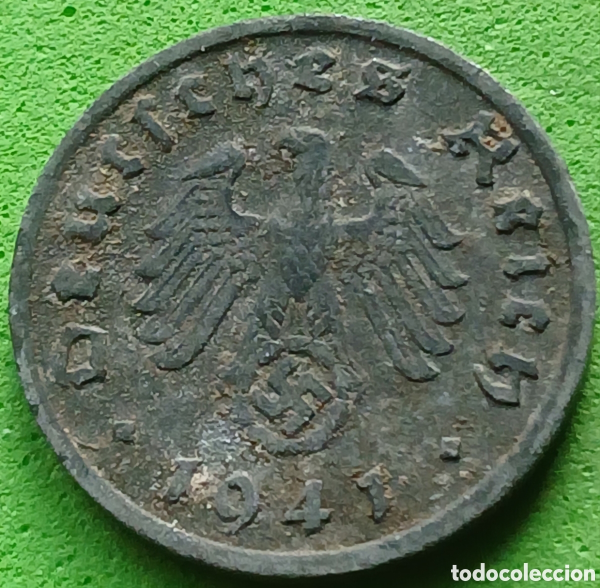 Monedas antiguas de Europa: Alemania Tercer Reich 1 reichspfennig 1941 G km#97