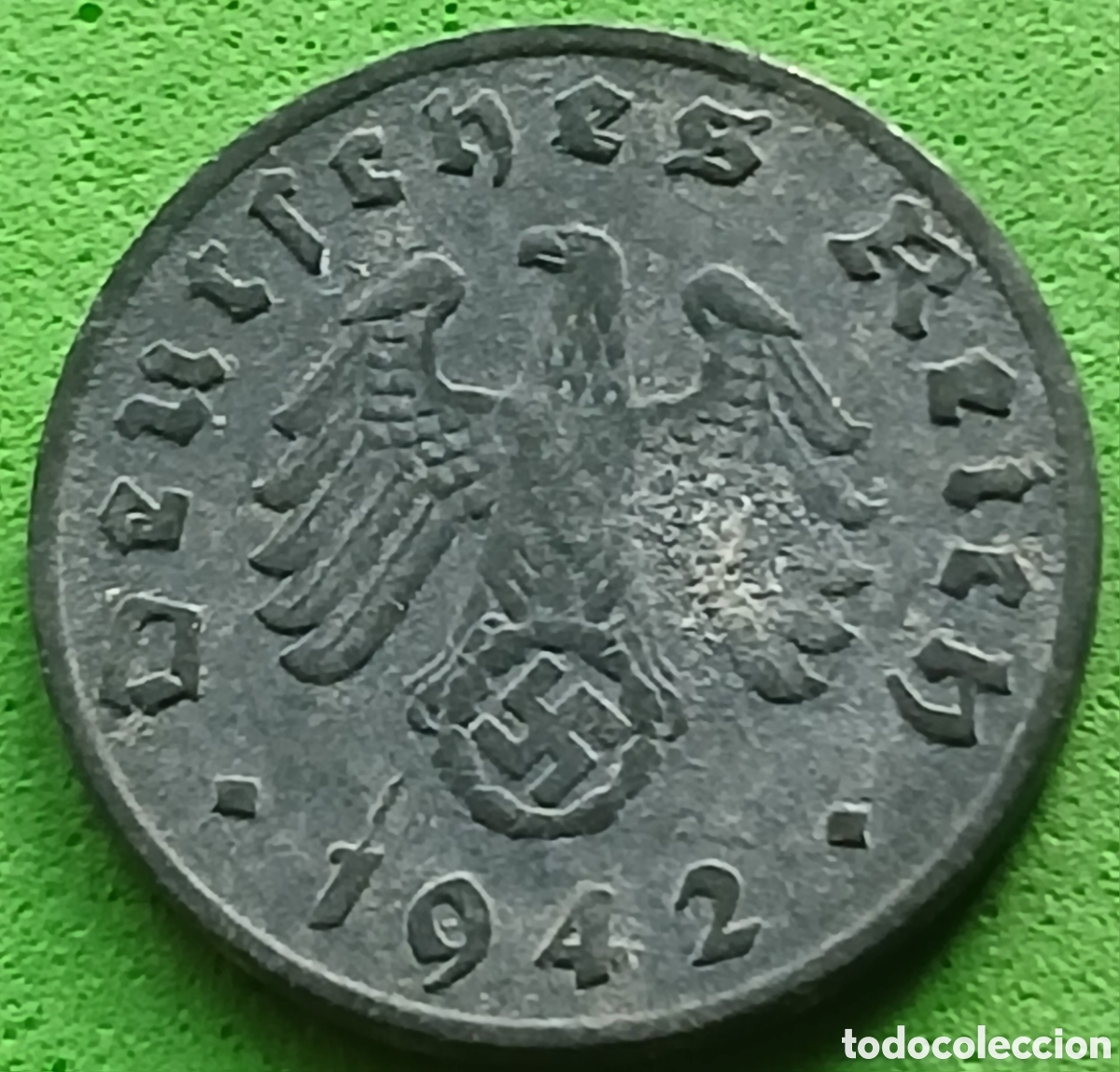 Monedas antiguas de Europa: Alemania Tercer Reich 1 reichspfennig 1942 G km#97