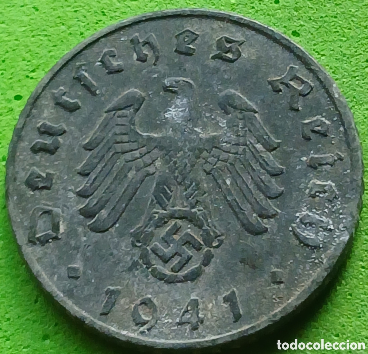 Monedas antiguas de Europa: Alemania Tercer Reich 5 reichspfennig 1941 A km#100