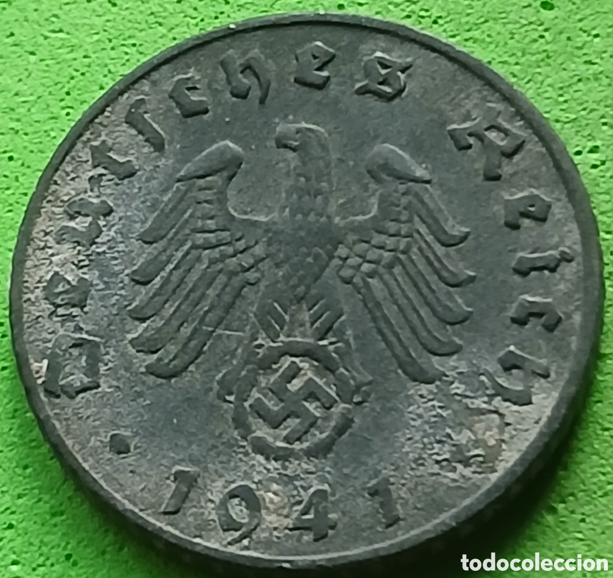 Monedas antiguas de Europa: Alemania Tercer Reich 5 reichspfennig 1941 E km#100