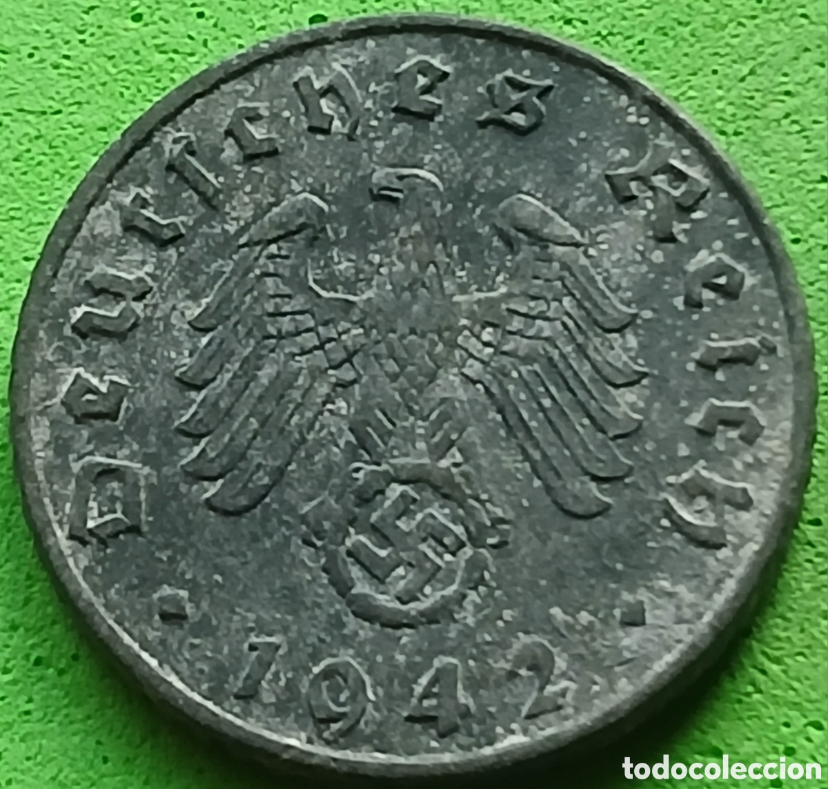 Monedas antiguas de Europa: Alemania Tercer Reich 5 reichspfennig 1942 A km#100