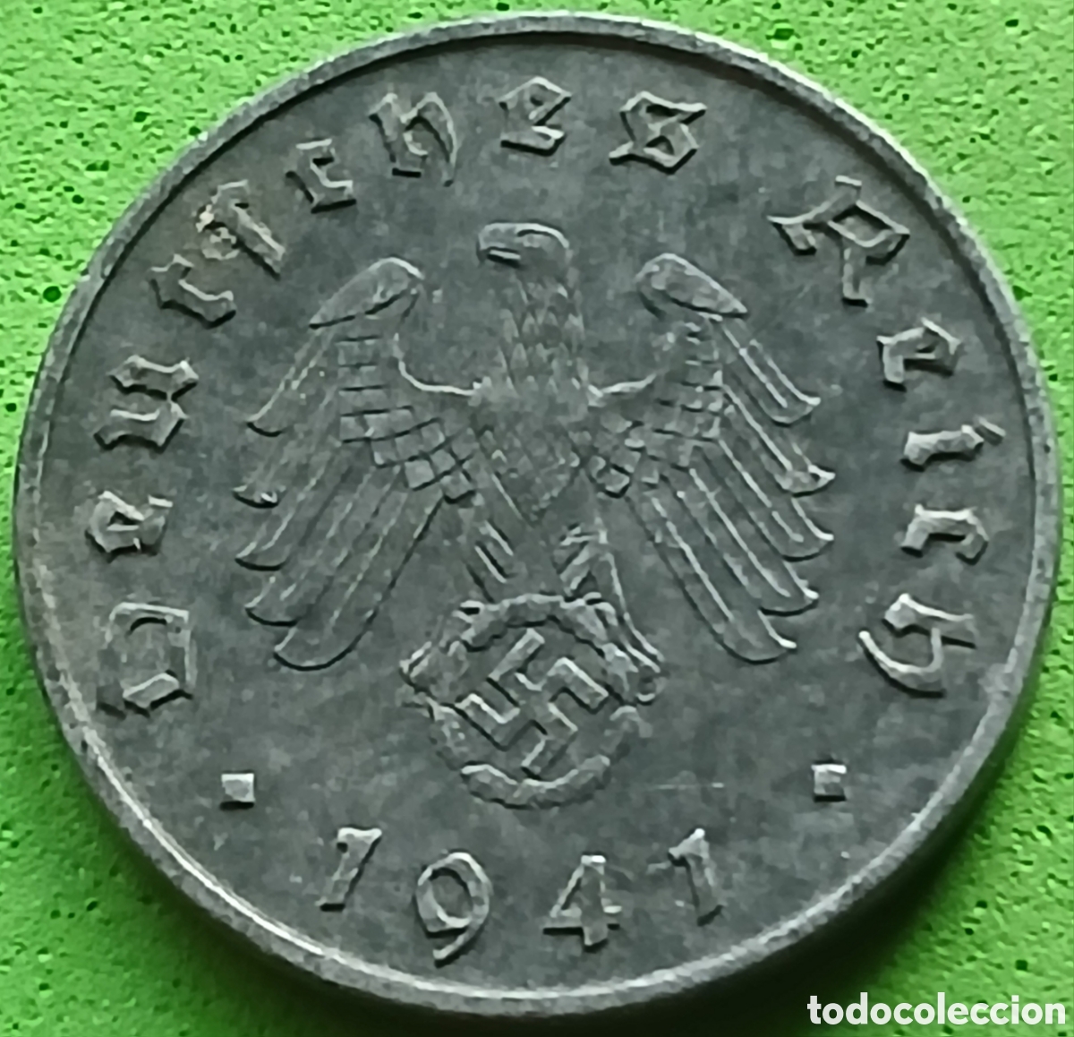 Monedas antiguas de Europa: Alemania Tercer Reich 10 reichspfennig 1941 A km#101