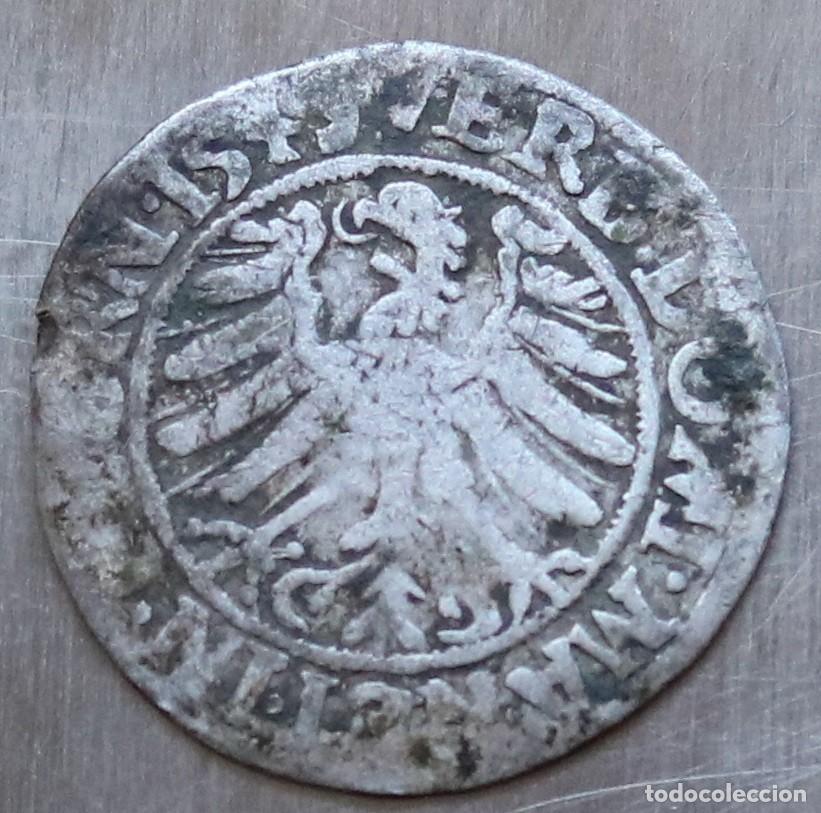 Monedas antiguas de Europa: GROSCHEN 1545 SILESIA-LEGNICA-BRZEG