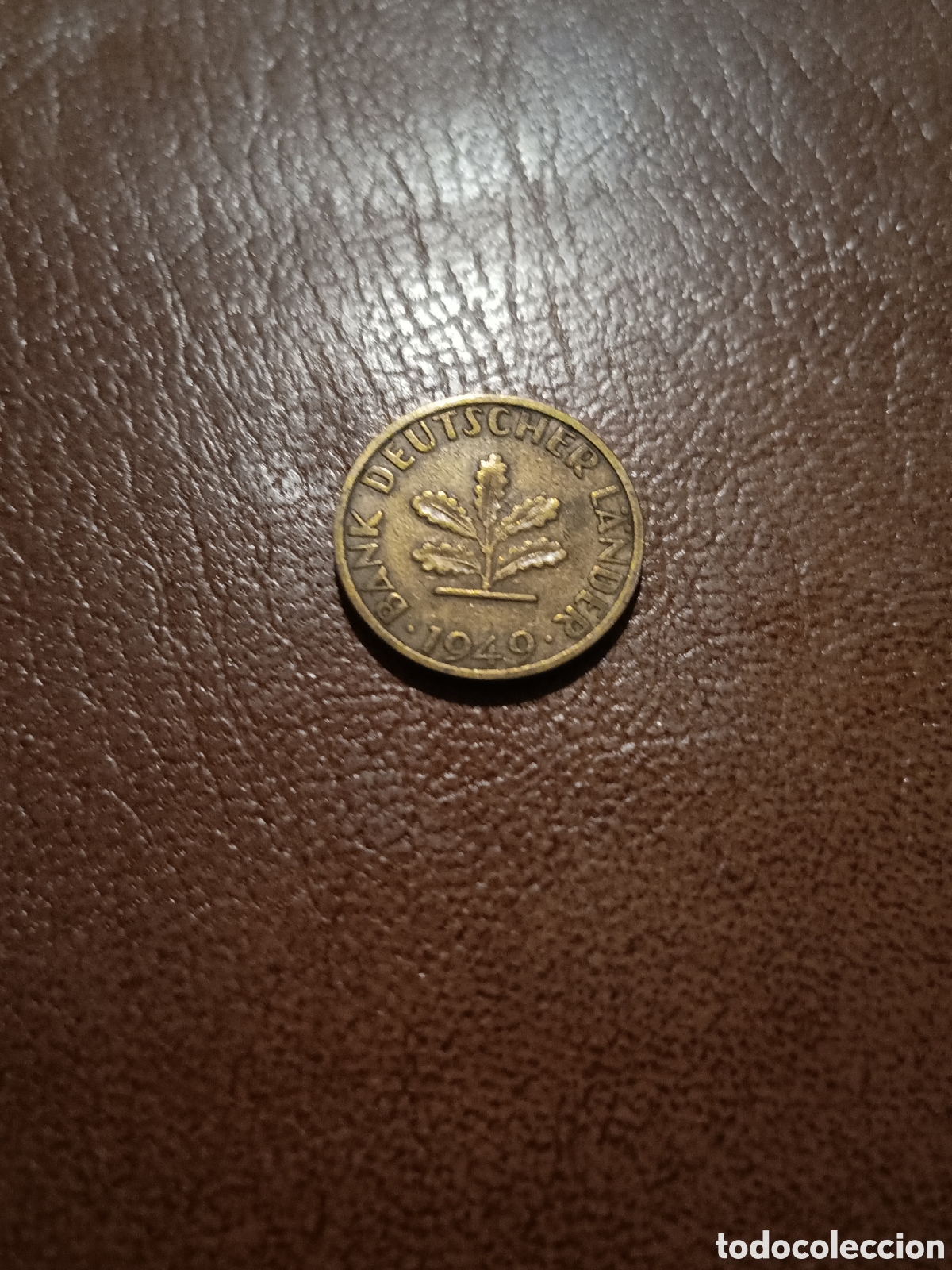 Monedas antiguas de Europa: 5 PFENNIG 1949 F - ALEMANIA