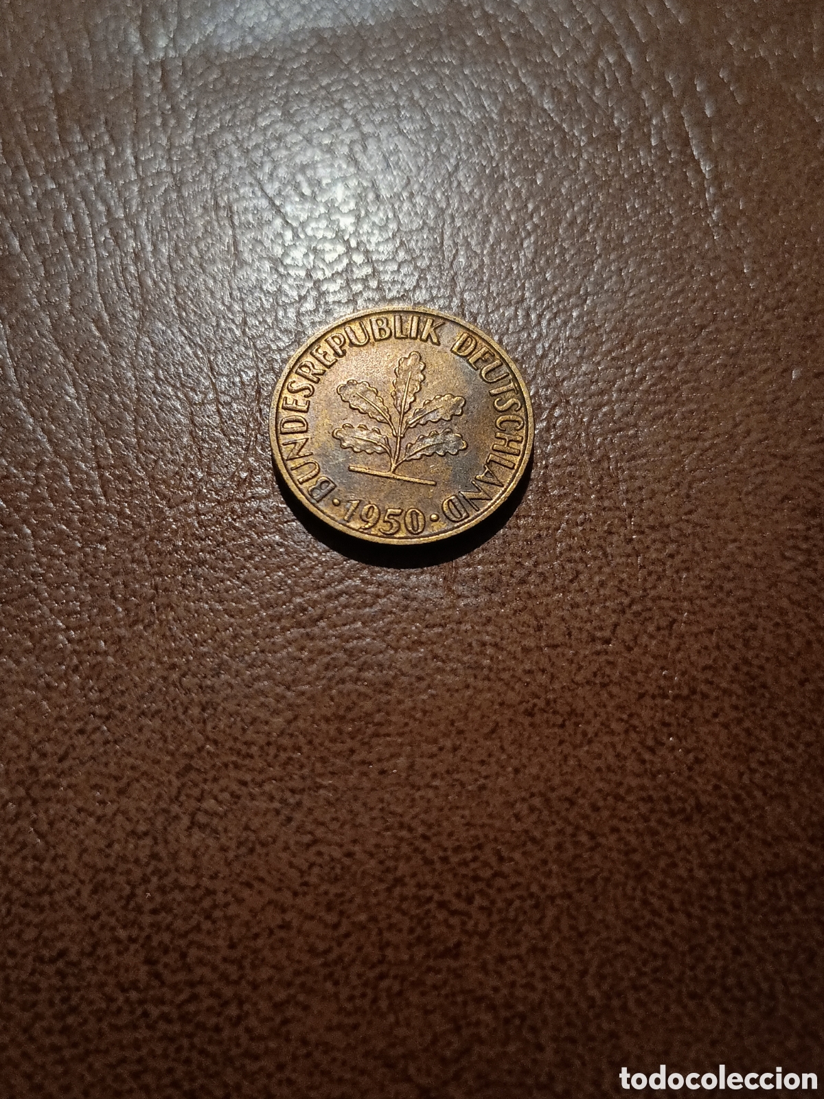 Monedas antiguas de Europa: 5 PFENNIG 1950 F - ALEMANIA
