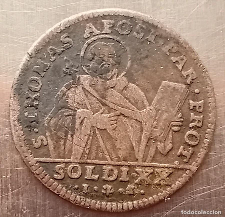 Monedas antiguas de Europa: 20 SOLDI 1793 PARMA I PLASENCIA