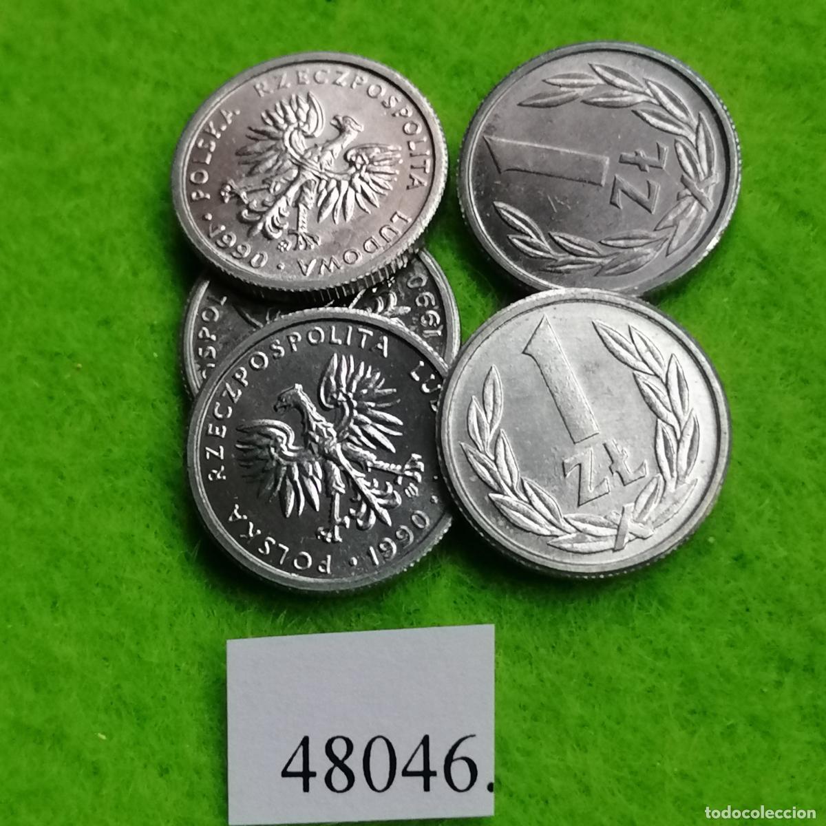 Monedas antiguas de Europa: Polonia 1 zloty, 1990, sloti, una moneda, 48046 2