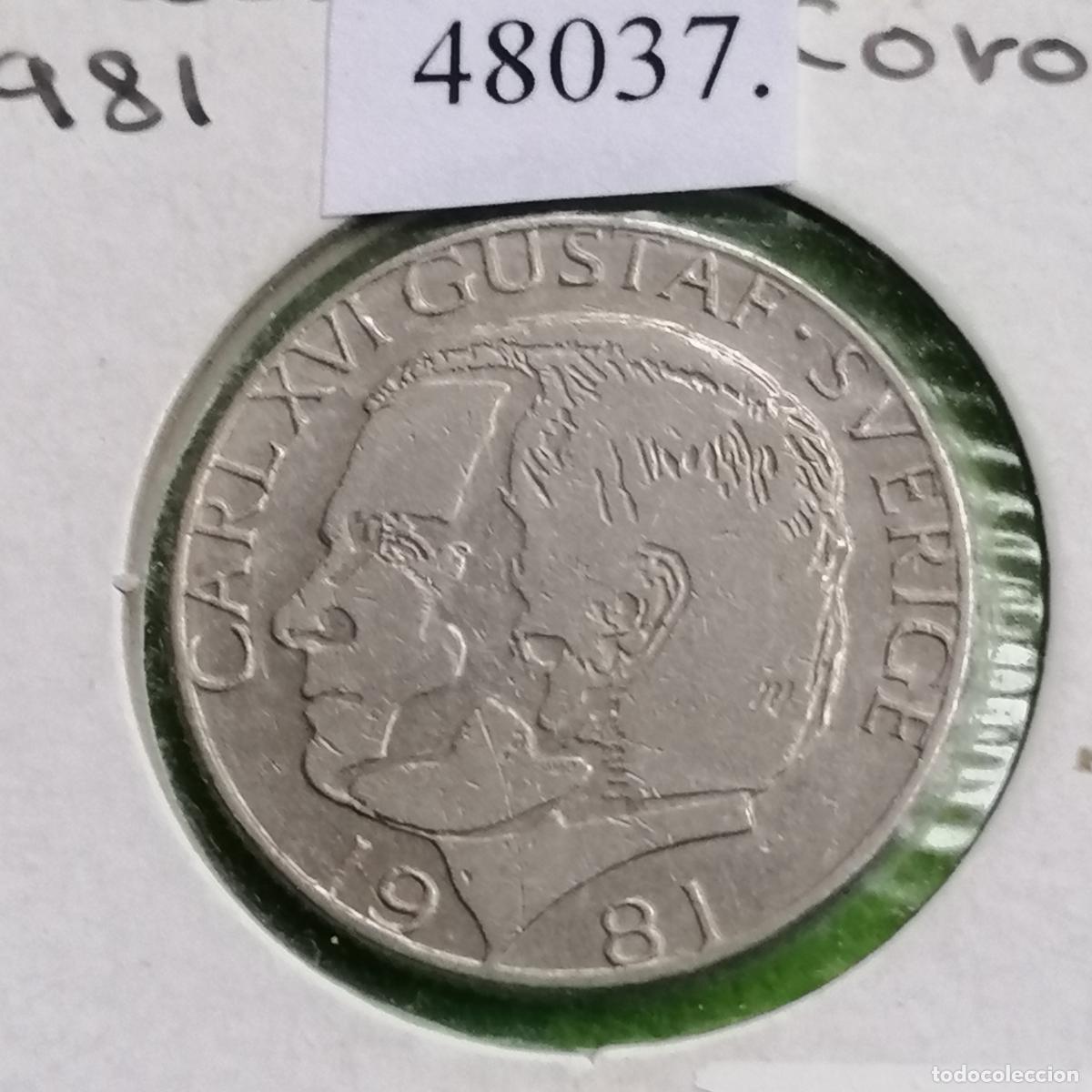 Monedas antiguas de Europa: Suecia 1 corona 1981