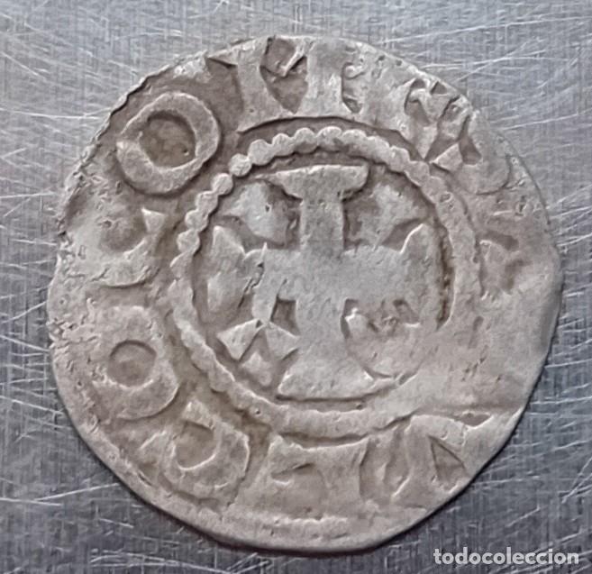 Monedas antiguas de Europa: DINERO 1109-1151 ANJOU. FULCO V Y GODOFREDO V