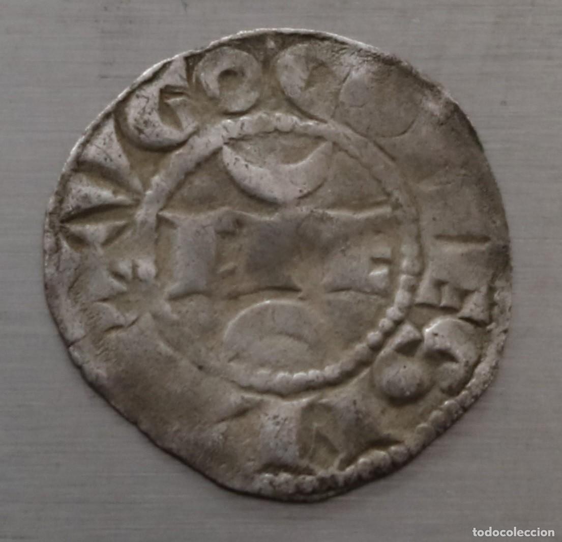 Monedas antiguas de Europa: DINERO 1249-1250 LA MARCHE. HUGO XI