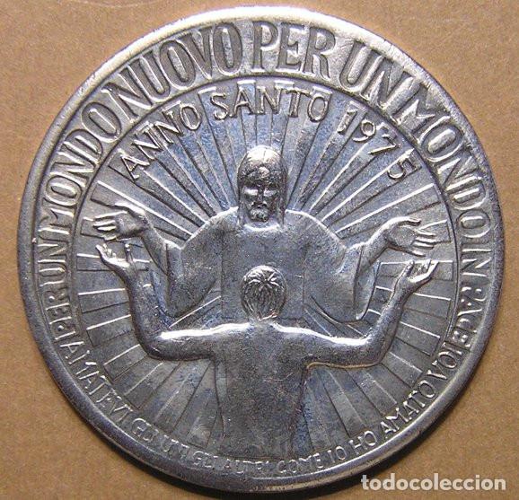 Monedas antiguas de Europa: VATICANO - MEDALLA A&Ntilde;O SANTO 1975