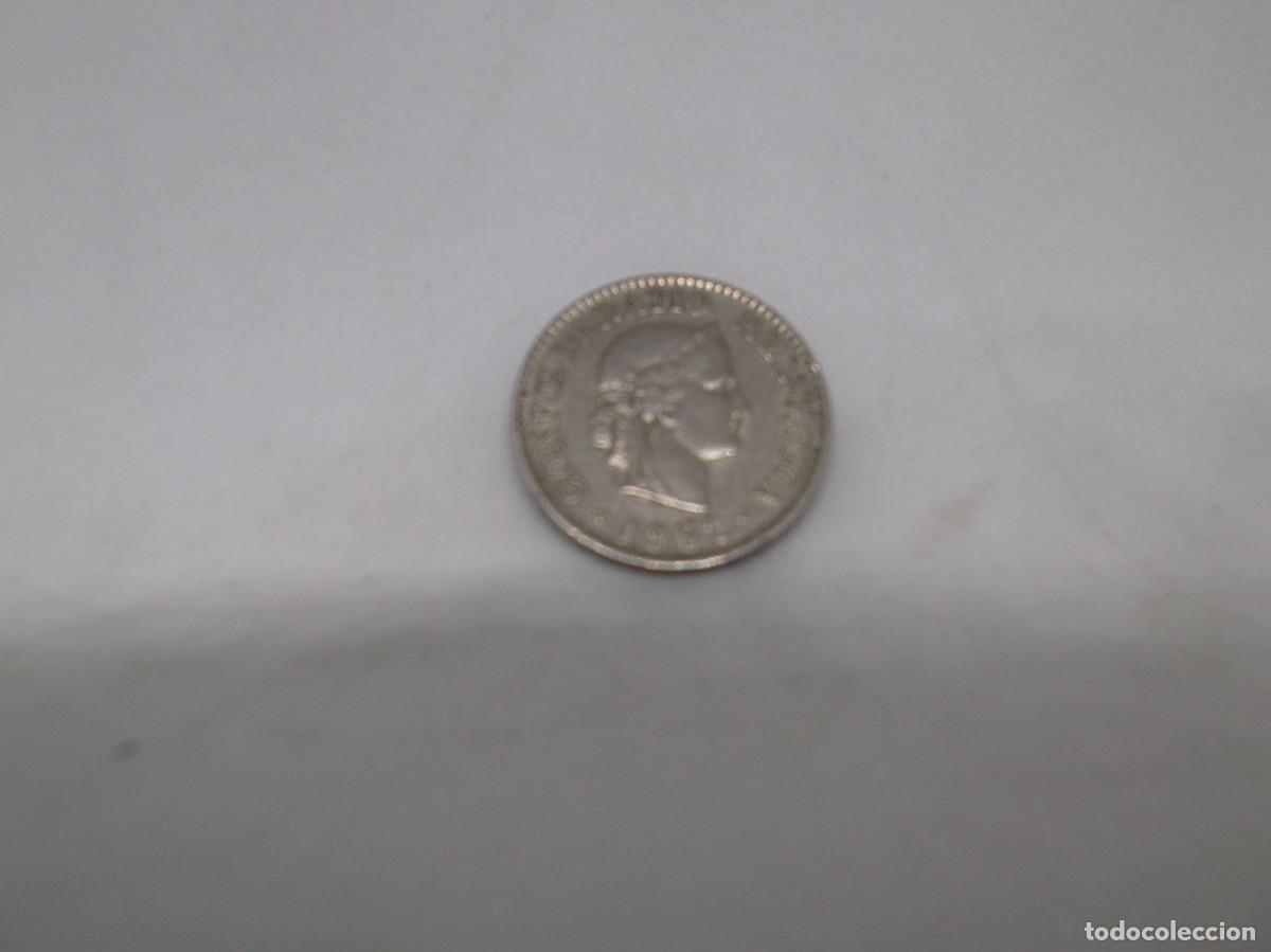Monedas antiguas de Europa: Moneda Suiza 1962 de 10 centimos