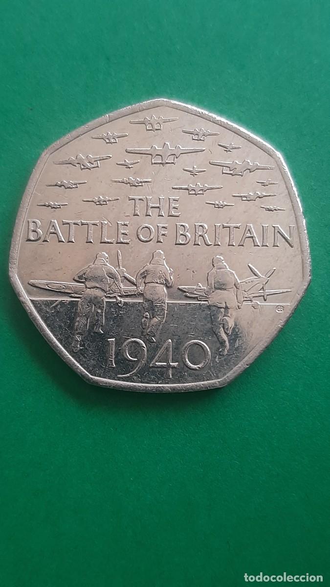Monedas antiguas de Europa: (R.UNIDO)(2015) 50 PENCE BATALLA DE INGLATERRA