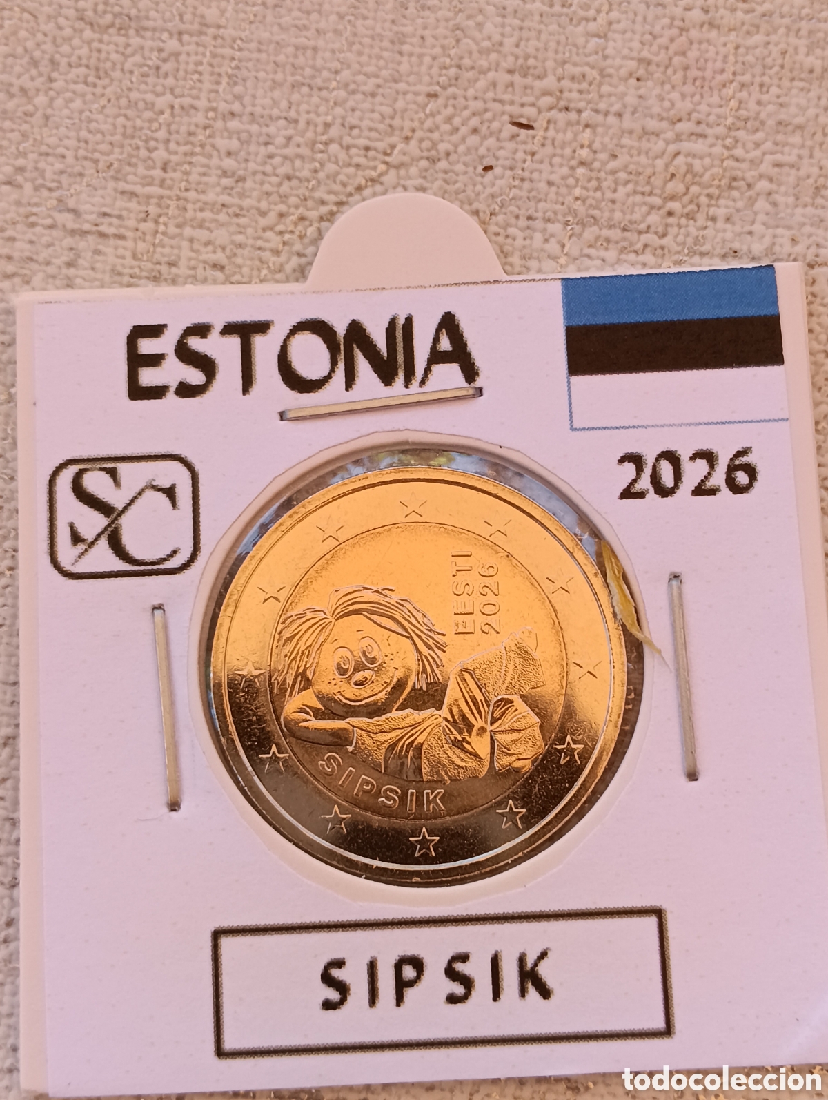 Monedas antiguas de Europa: Moneda2&euro; Estonia 2026 sipsik