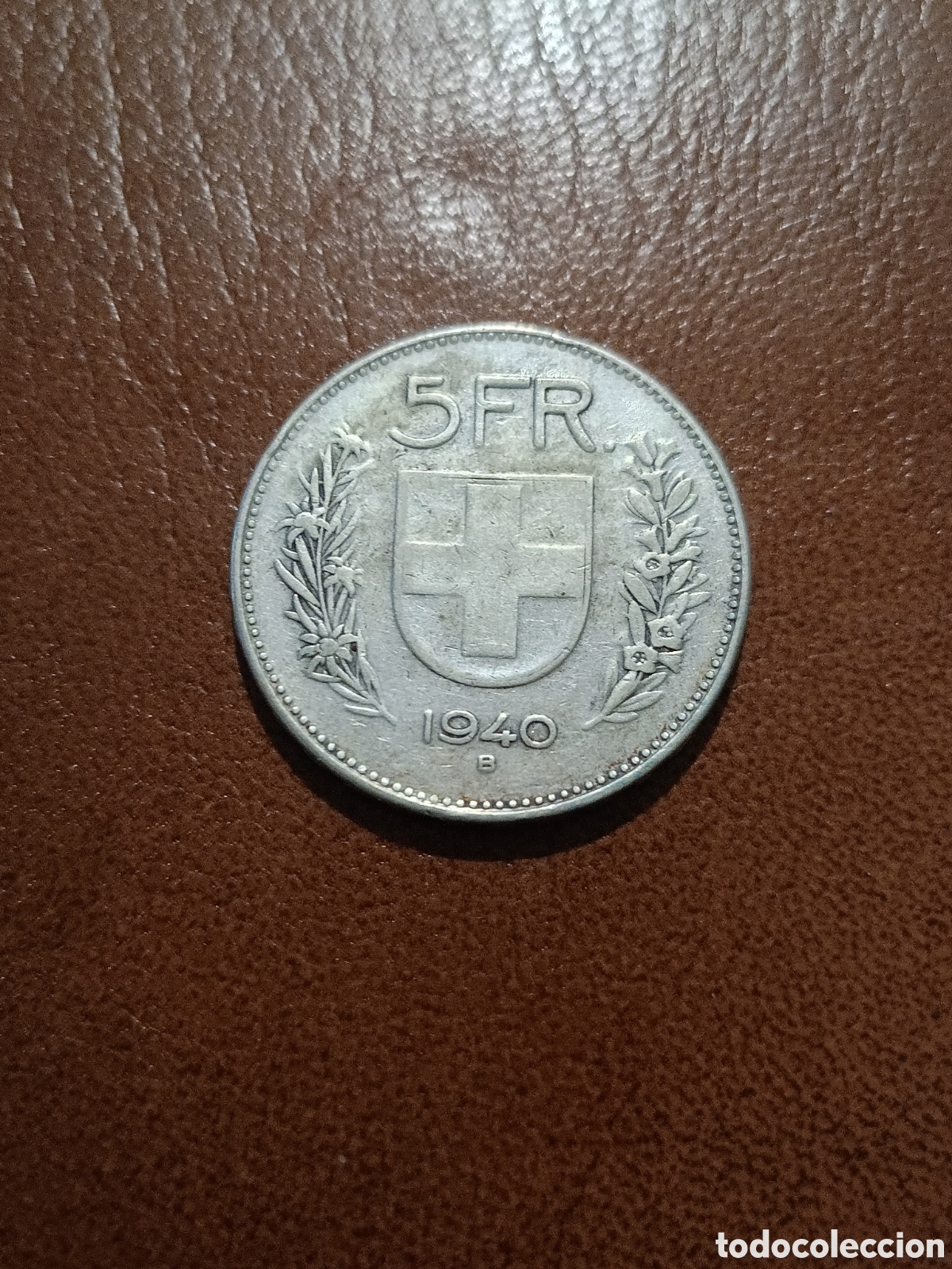 Monedas antiguas de Europa: 5 FRANCOS 1940 PLATA - SUIZA