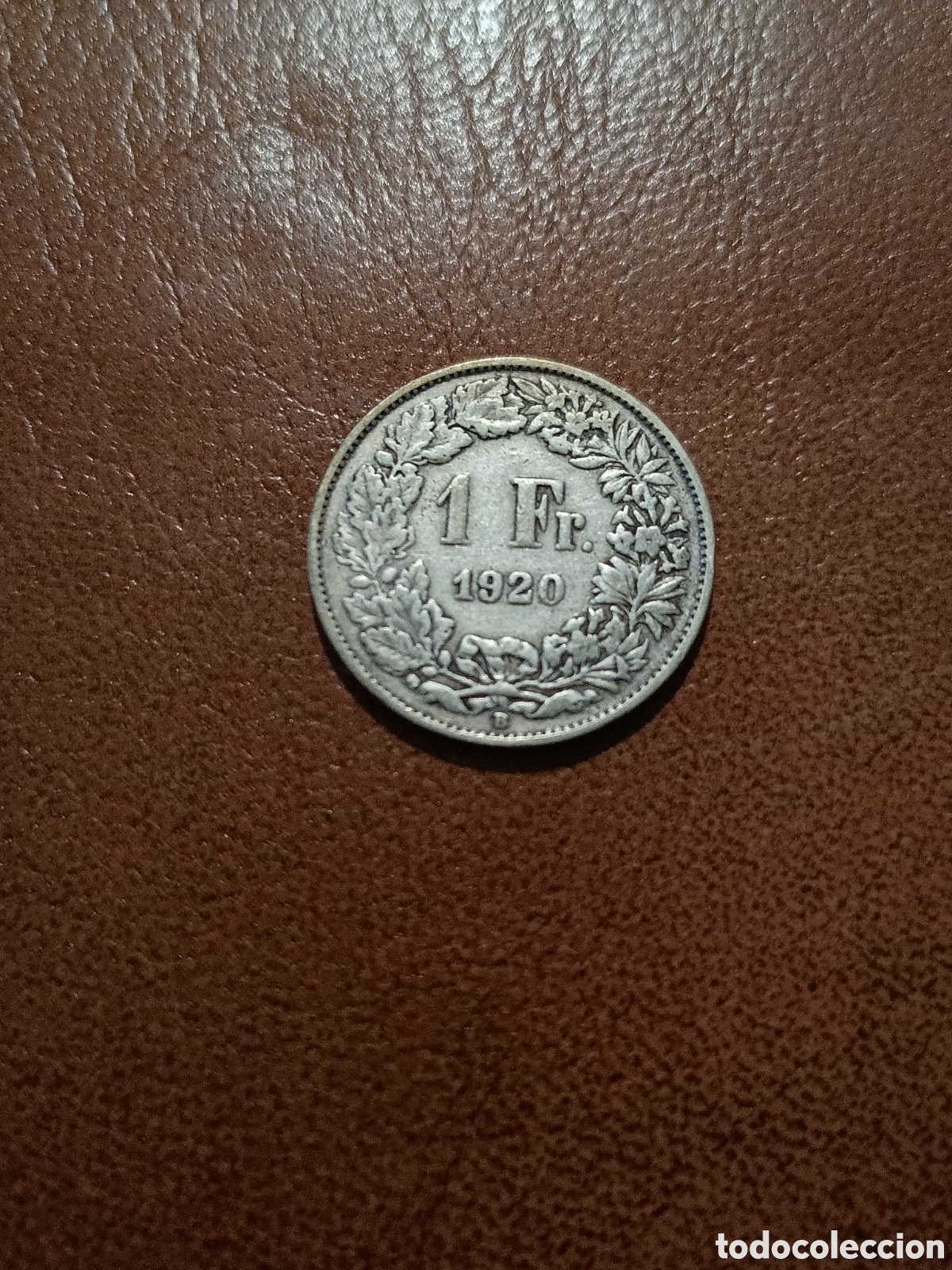 Monedas antiguas de Europa: 1 FRANCO 1920 PLATA - SUIZA