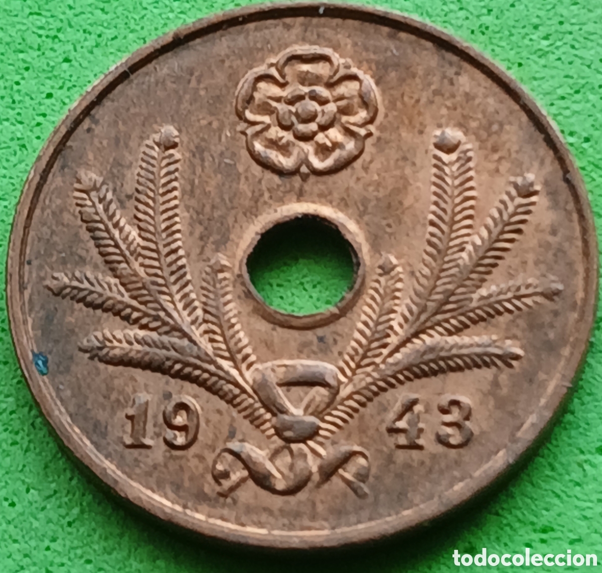 Monedas antiguas de Europa: Finlandia 5 pennia 1943 km#64 poco com&uacute;n
