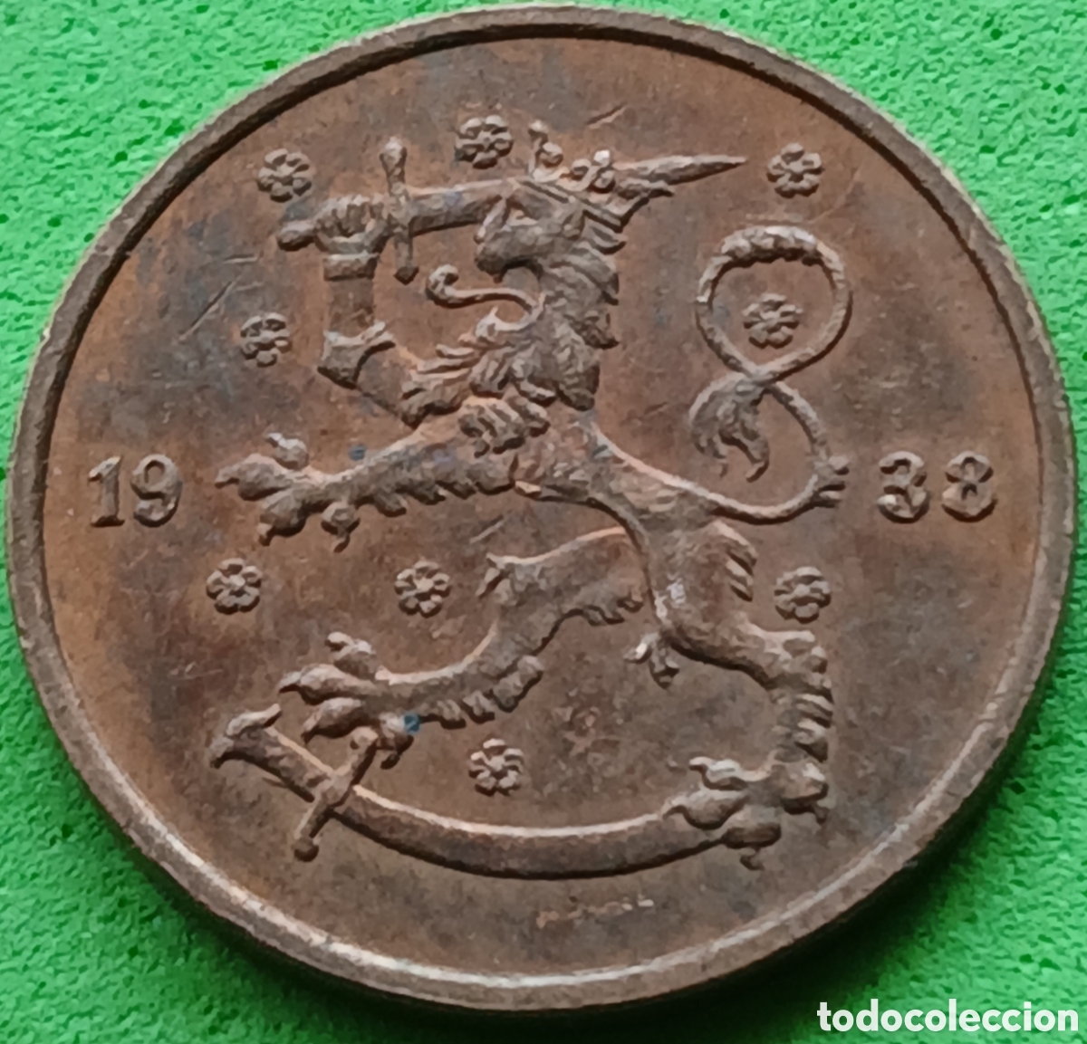 Monedas antiguas de Europa: Finlandia 5 pennia 1938 km#22
