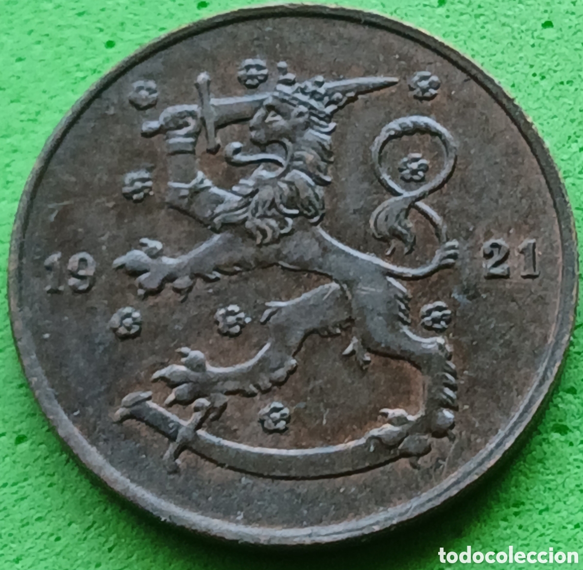 Monedas antiguas de Europa: Finlandia 5 pennia 1921 km#22
