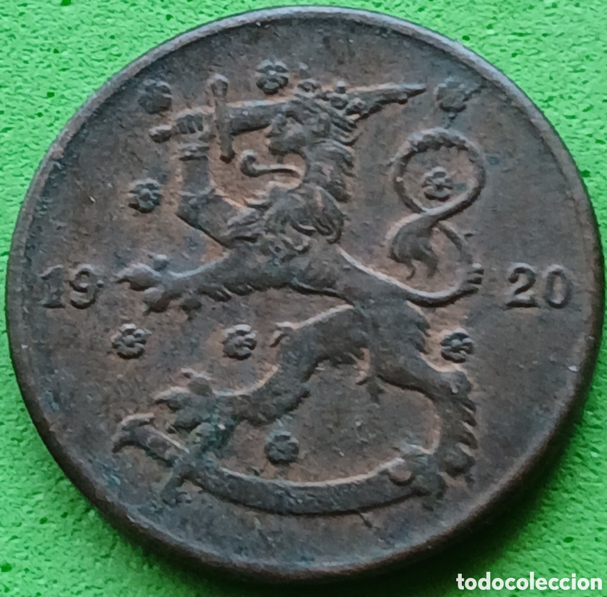 Monedas antiguas de Europa: Finlandia 5 pennia 1920 km#22