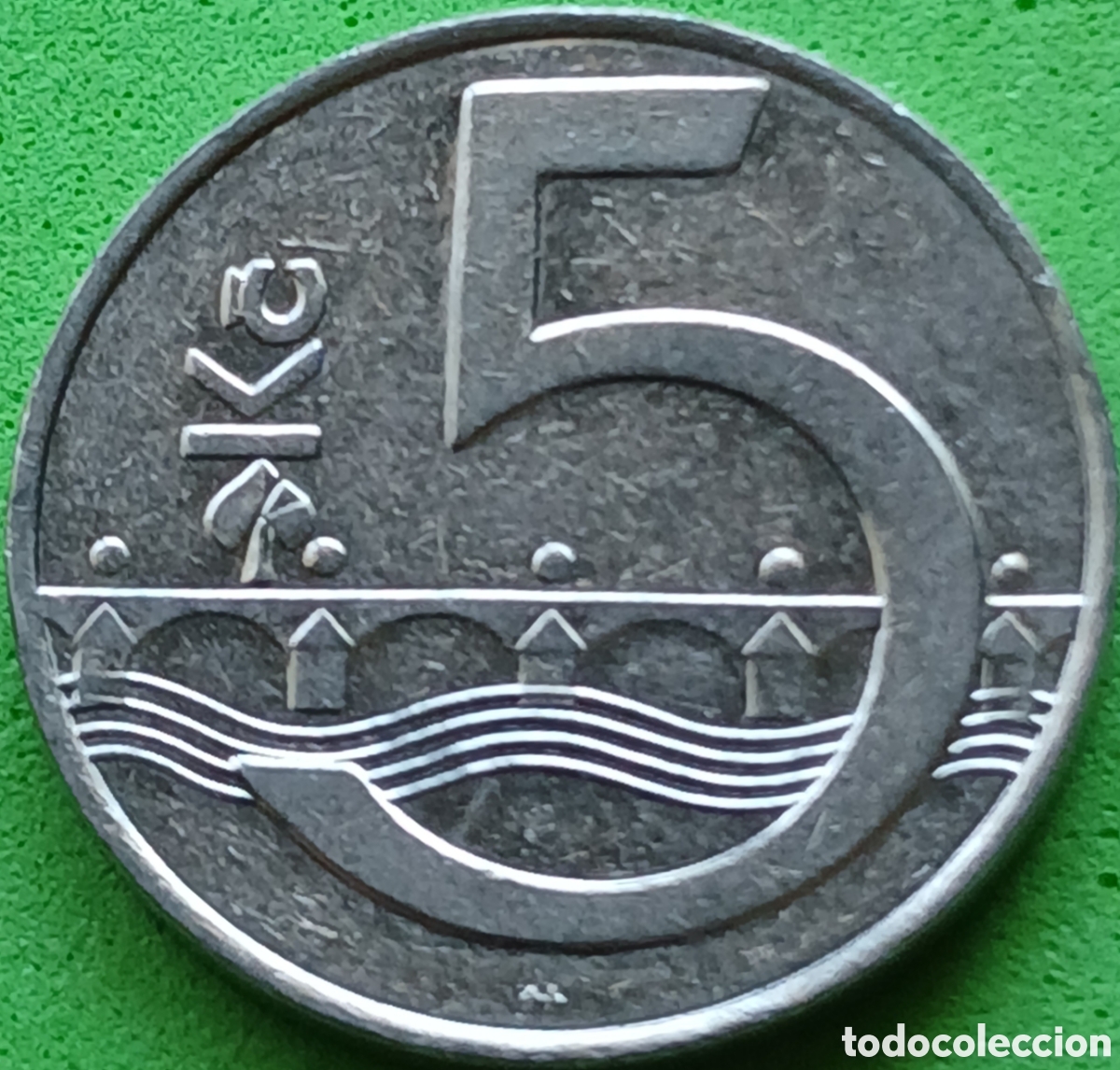 Monedas antiguas de Europa: Rep&uacute;blica Checa 5 coronas 1995 km#8