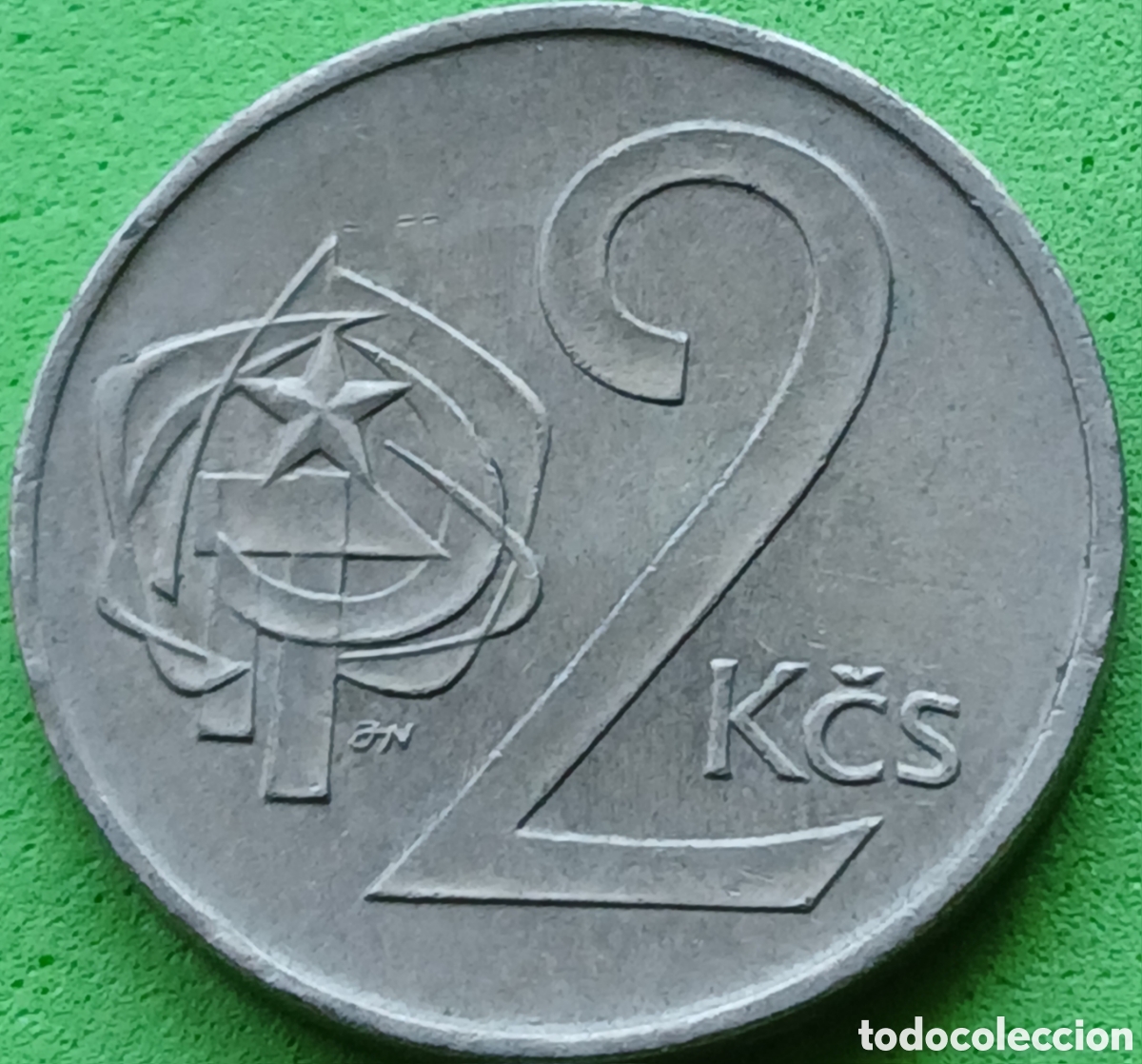 Monedas antiguas de Europa: Checoslovaquia 2 coronas 1975 km#75