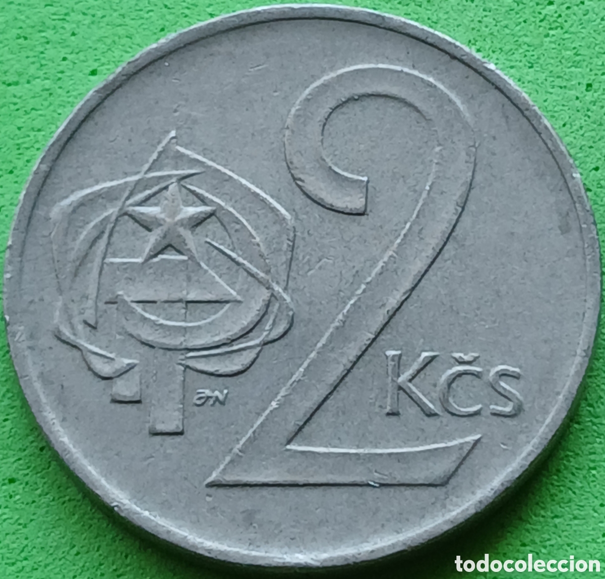 Monedas antiguas de Europa: Checoslovaquia 2 coronas 1973 km#75