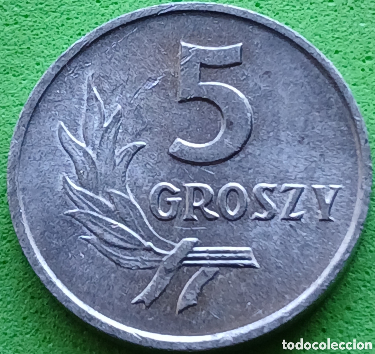Monedas antiguas de Europa: Polonia 5 groszy 1968 Y#A46