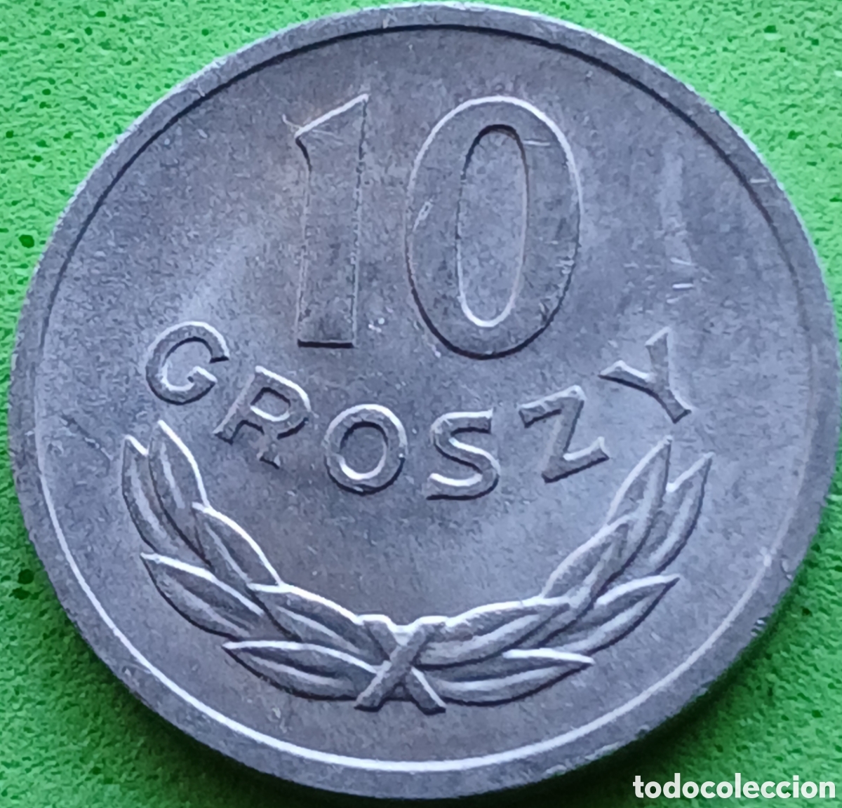 Monedas antiguas de Europa: Polonia 10 groszy 1973 Y#AA47 marca de ceca &rdquo;MW&rdquo;