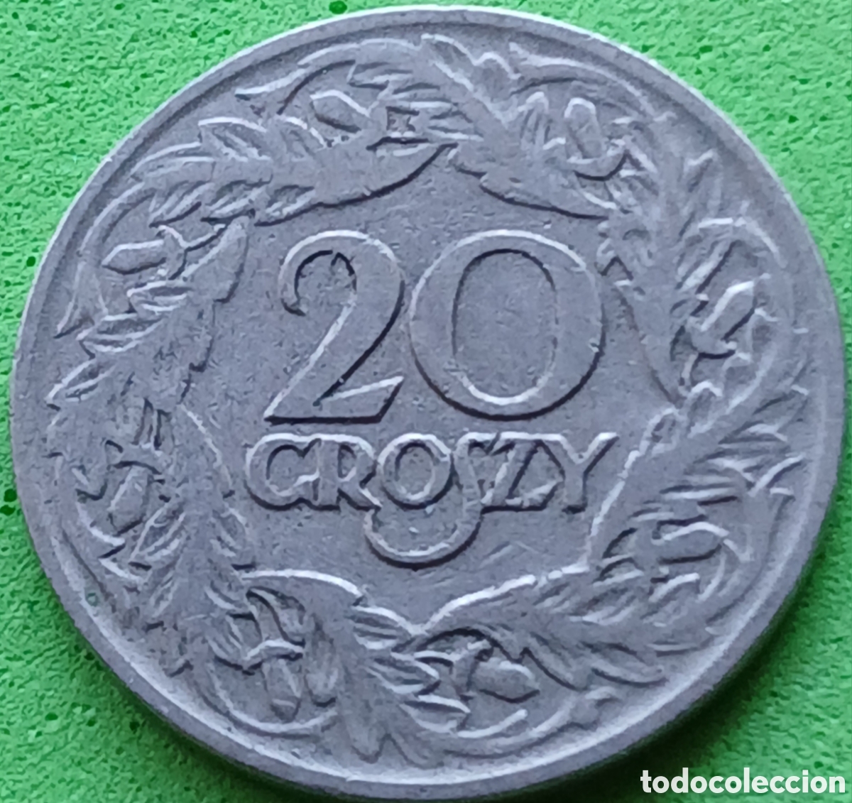 Monedas antiguas de Europa: Polonia 20 groszy 1923 Y#12 magn&eacute;tica