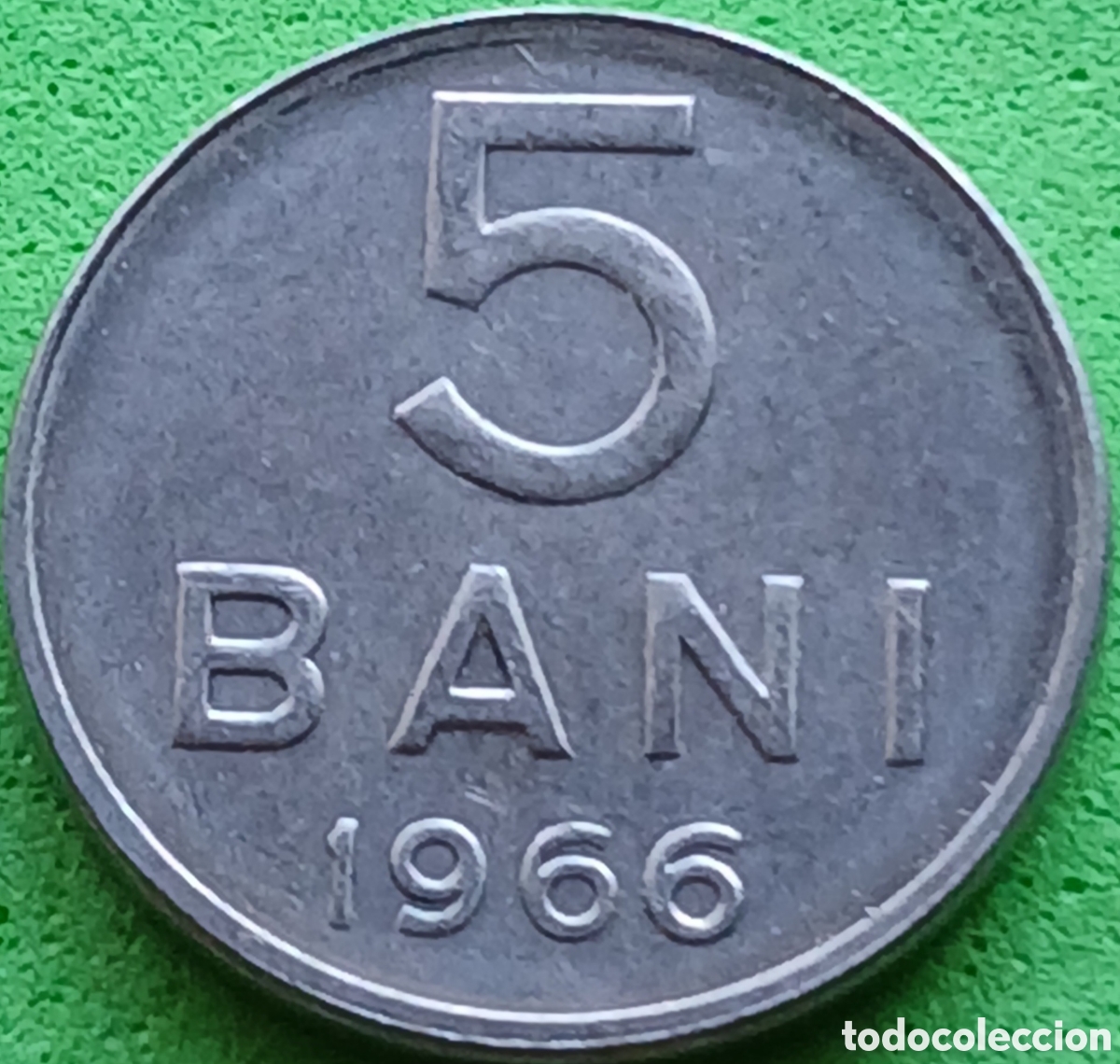 Monedas antiguas de Europa: Ruman&iacute;a 5 bani 1966 km#92