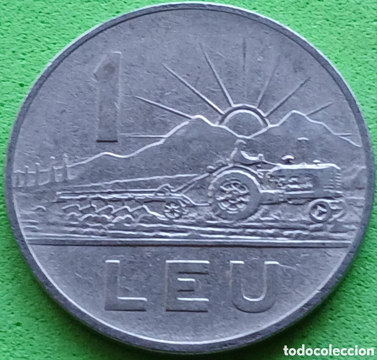 Monedas antiguas de Europa: Ruman&iacute;a 1 leu 1963 km#90