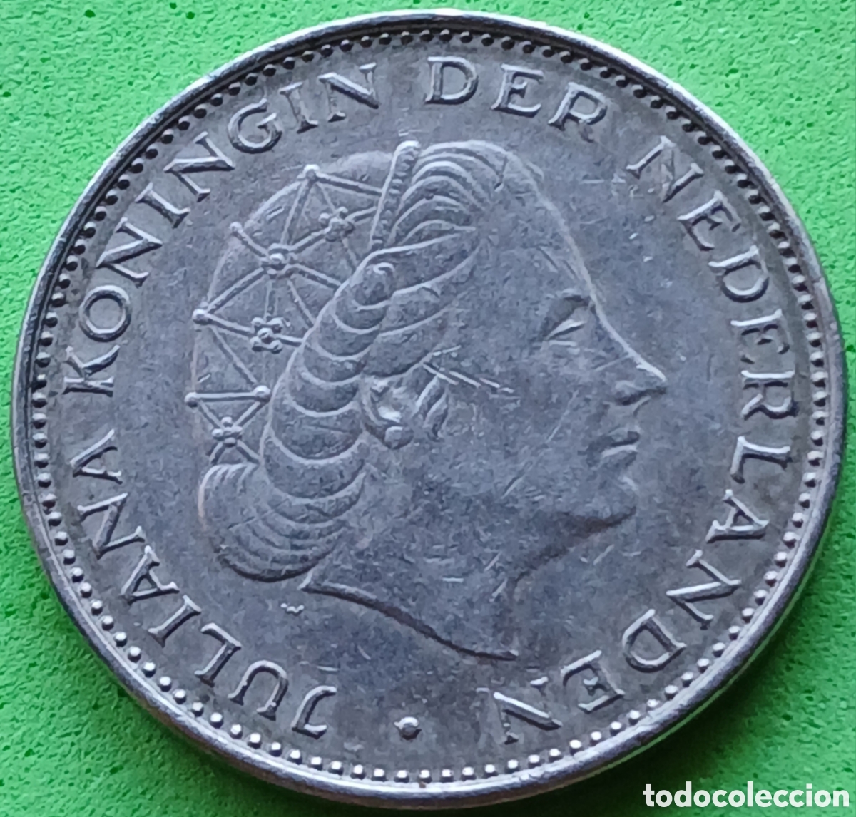 Monedas antiguas de Europa: Pa&iacute;ses Bajos 2&frac12; gulden 1970 km#191