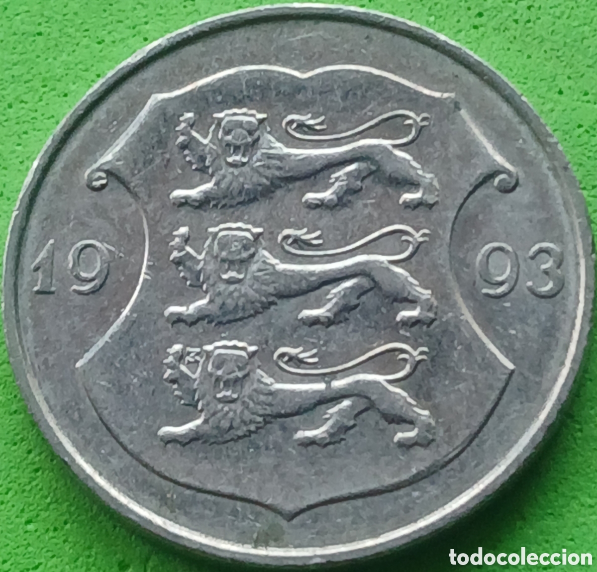 Monedas antiguas de Europa: Estonia 1 corona 1993 km#28